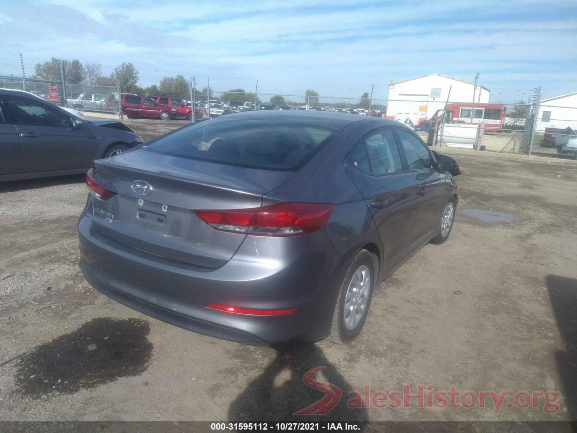 5NPD74LF0JH341987 2018 HYUNDAI ELANTRA