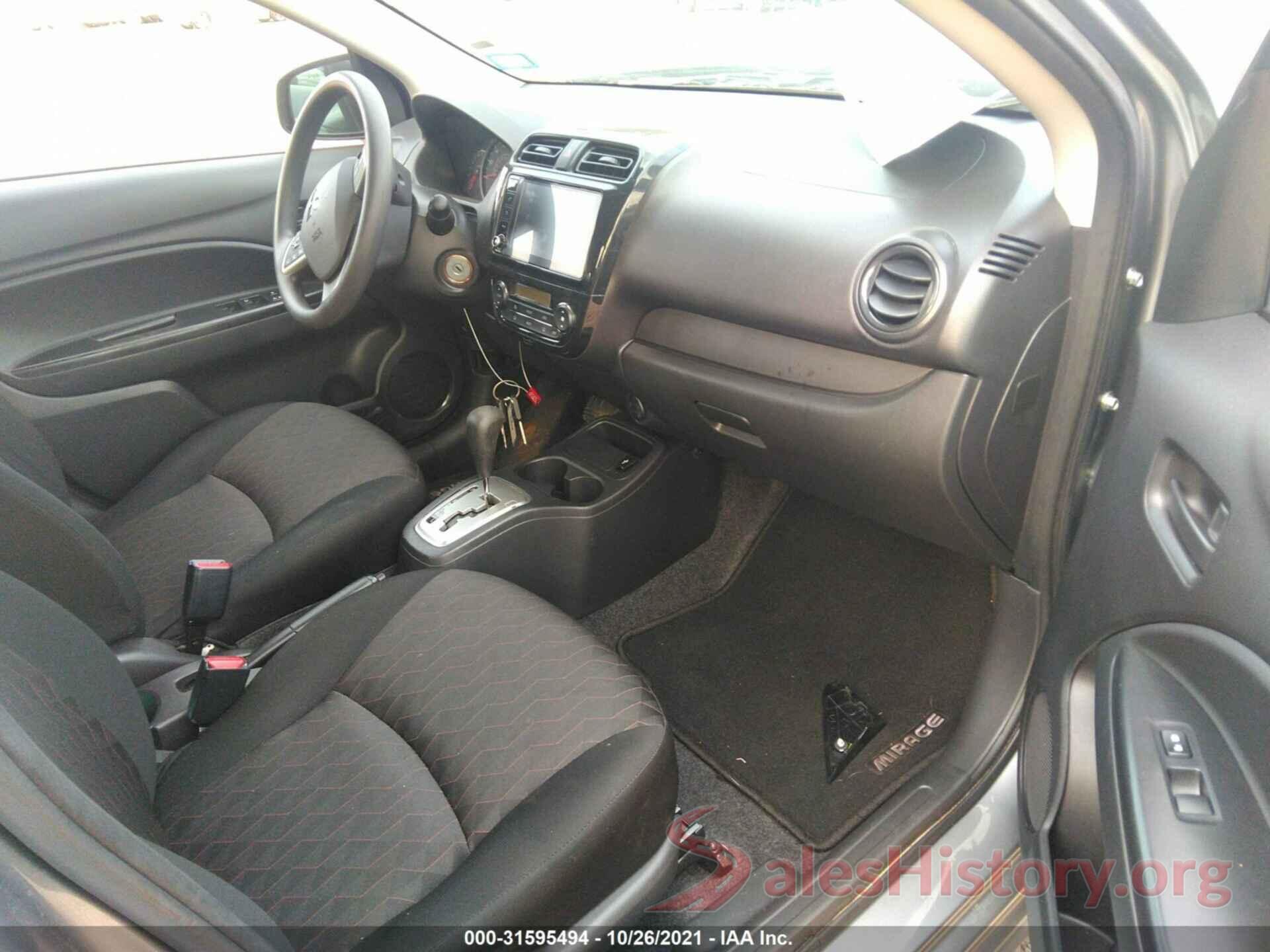 ML32AUHJXMH003508 2021 MITSUBISHI MIRAGE