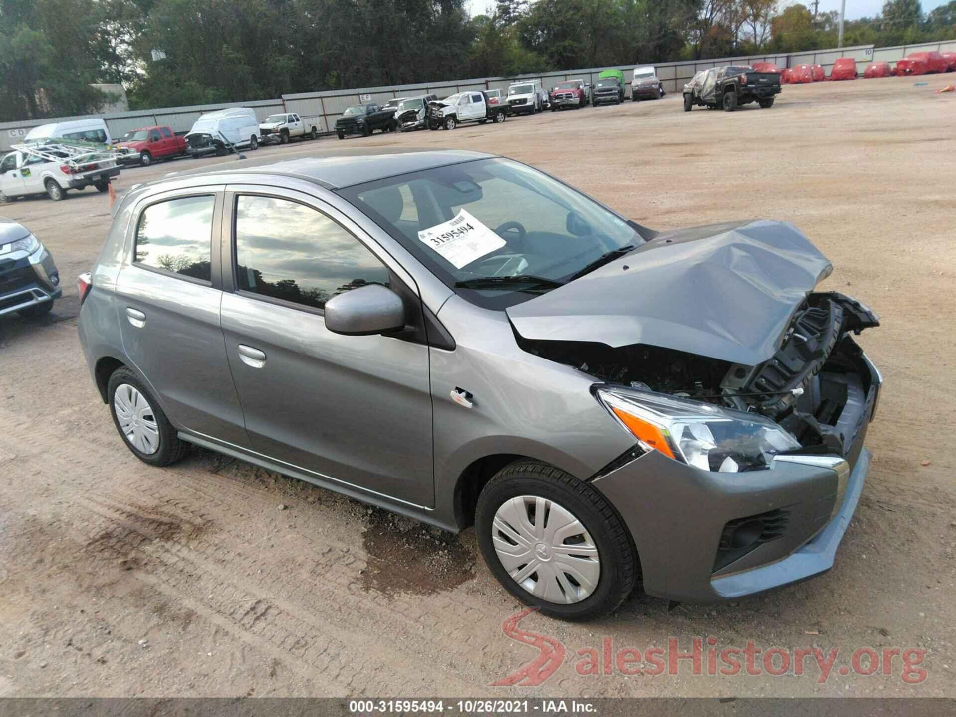 ML32AUHJXMH003508 2021 MITSUBISHI MIRAGE