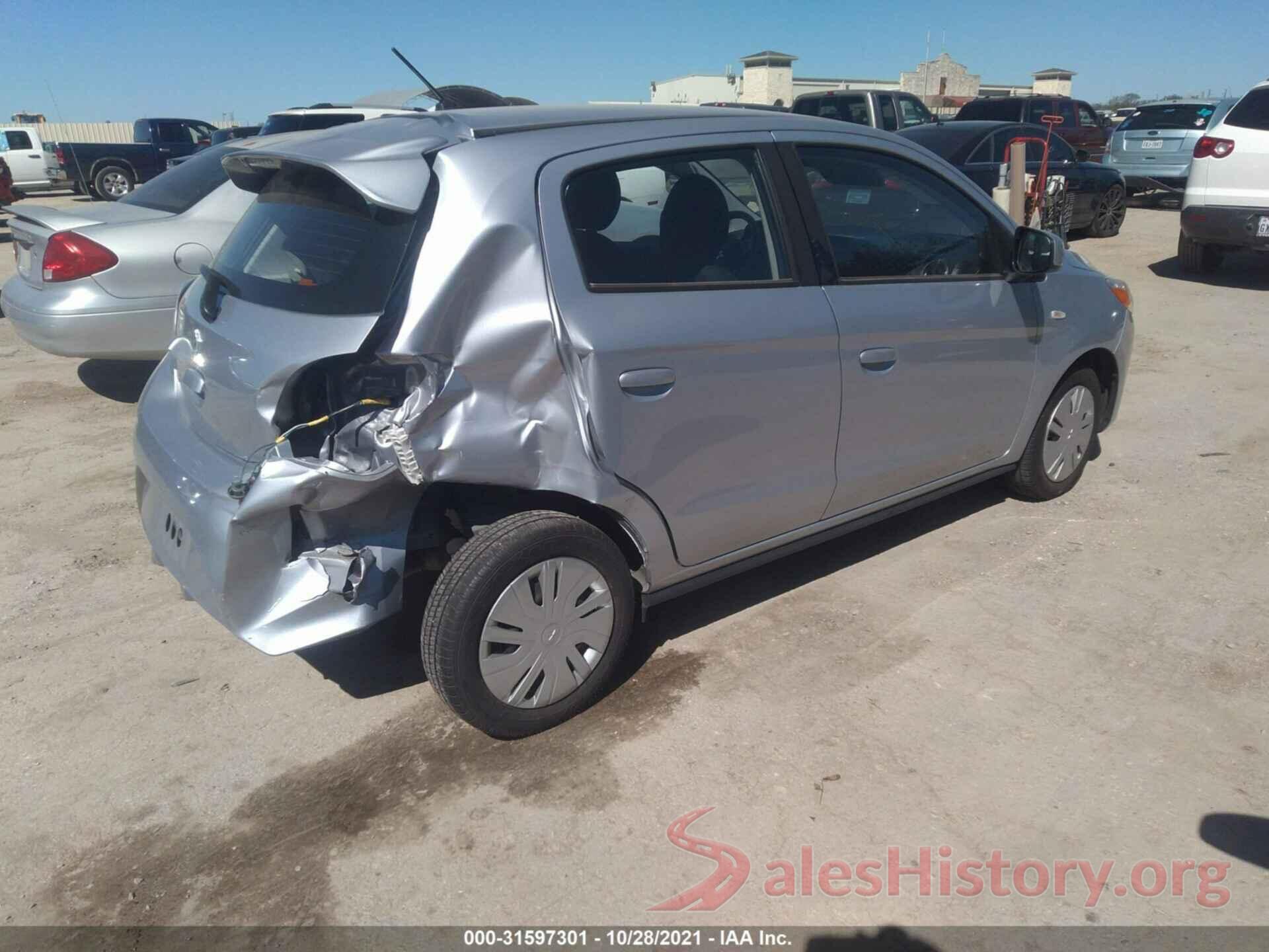 ML32AUHJ4MH003441 2021 MITSUBISHI MIRAGE