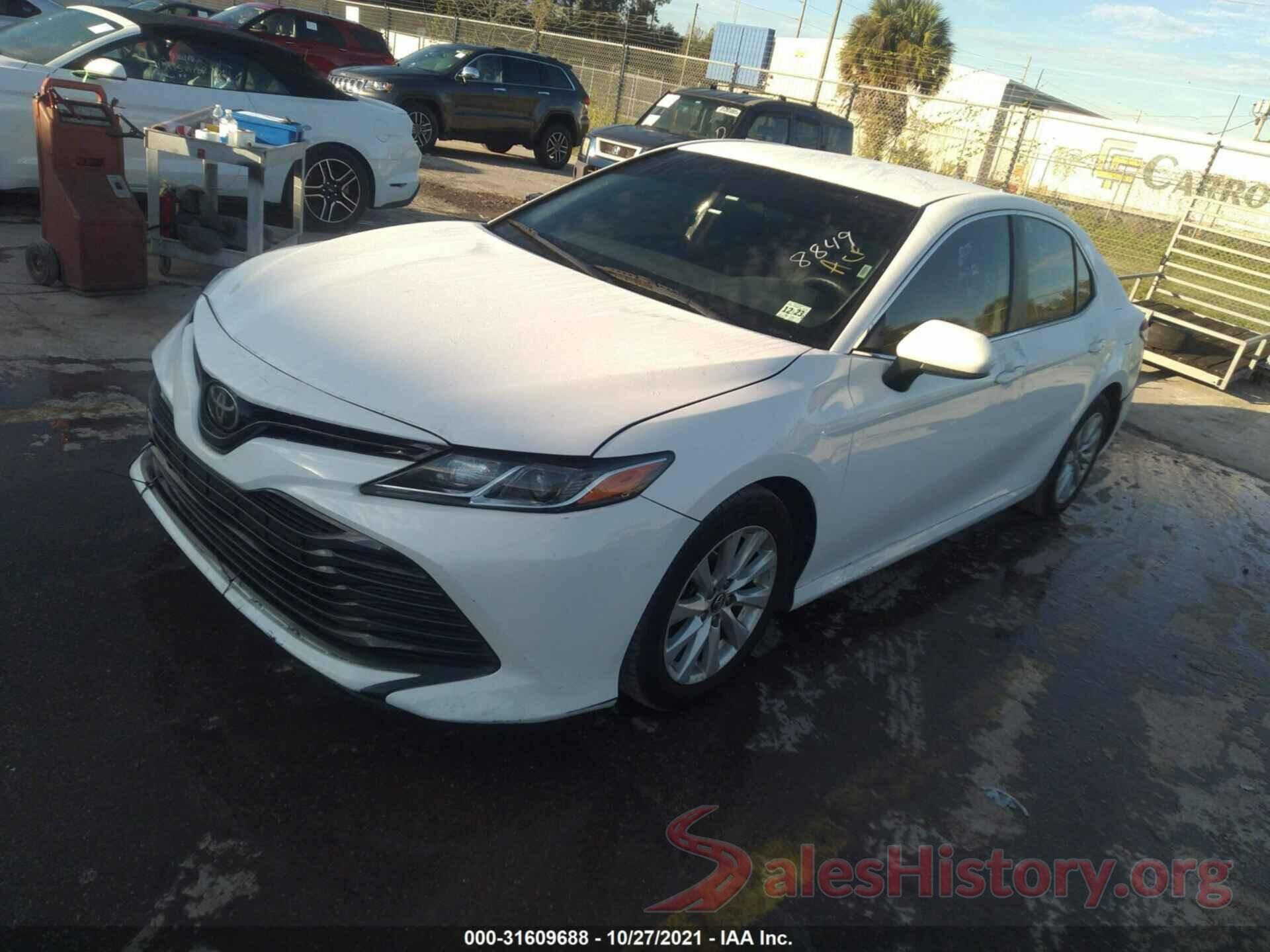 4T1B11HK0KU718849 2019 TOYOTA CAMRY