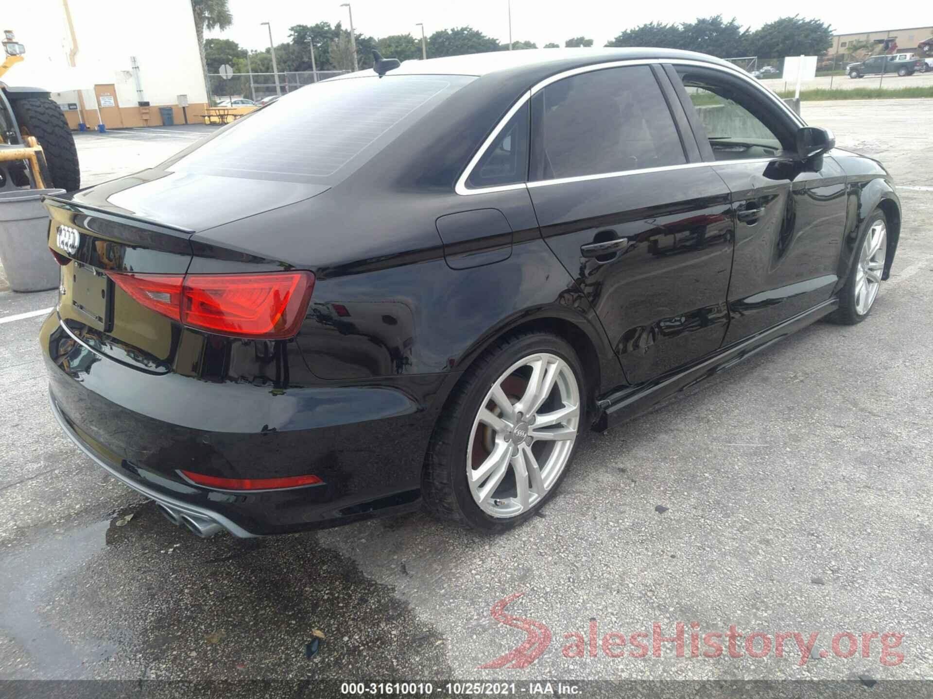 WAUB1GFF7G1063592 2016 AUDI S3