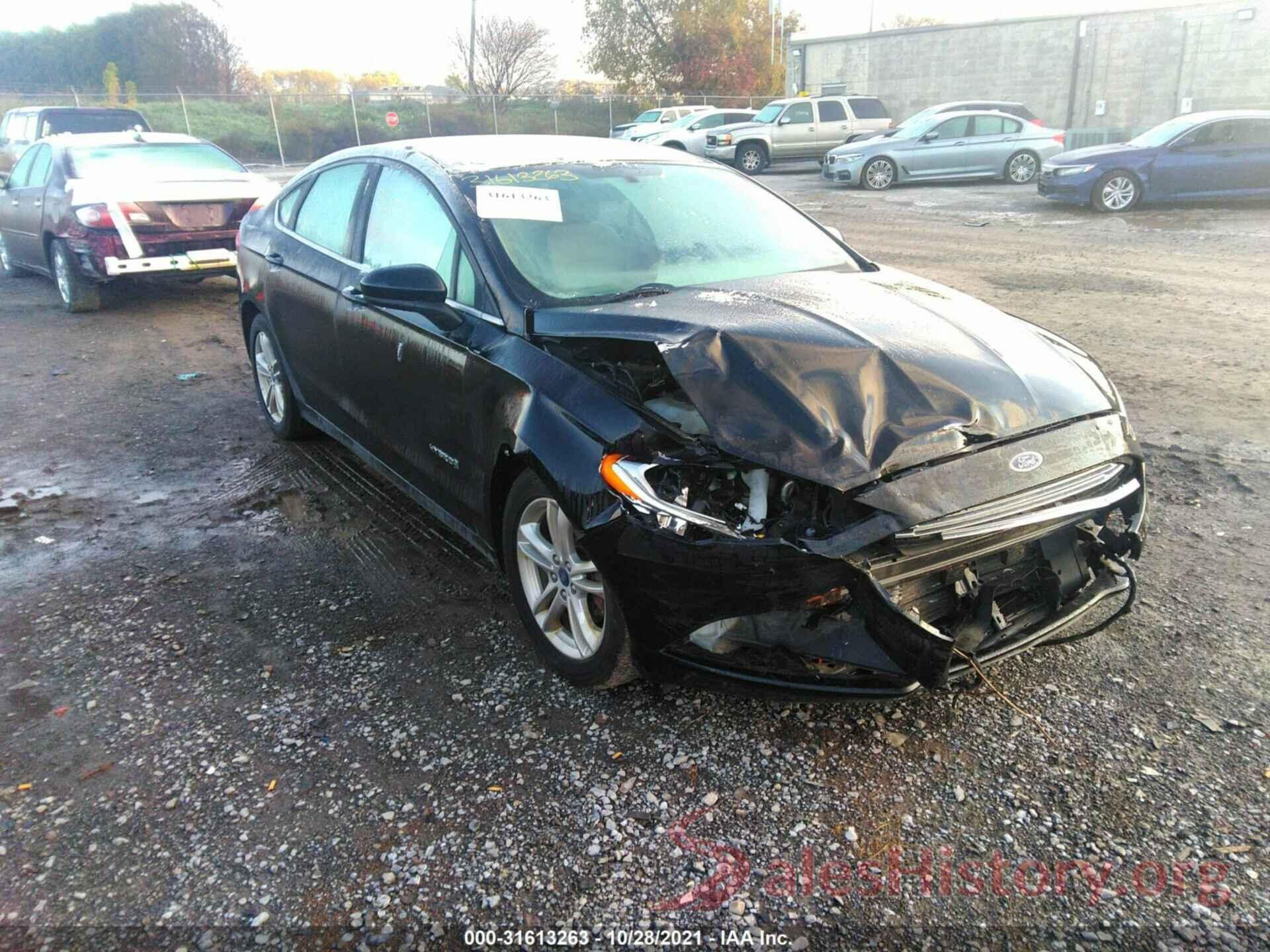 3FA6P0LU6JR235062 2018 FORD FUSION HYBRID