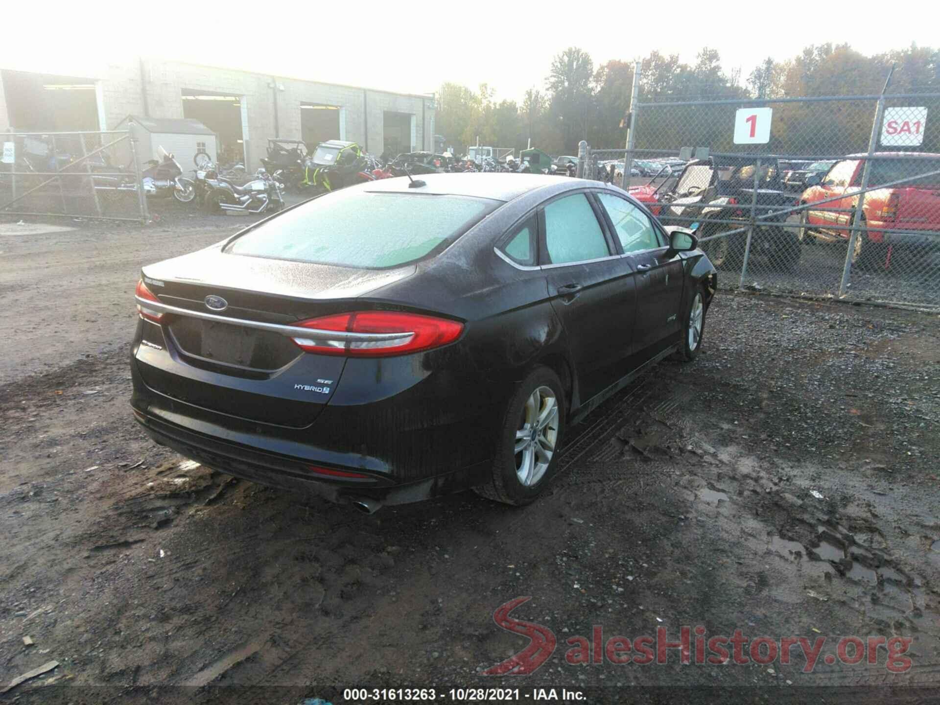 3FA6P0LU6JR235062 2018 FORD FUSION HYBRID