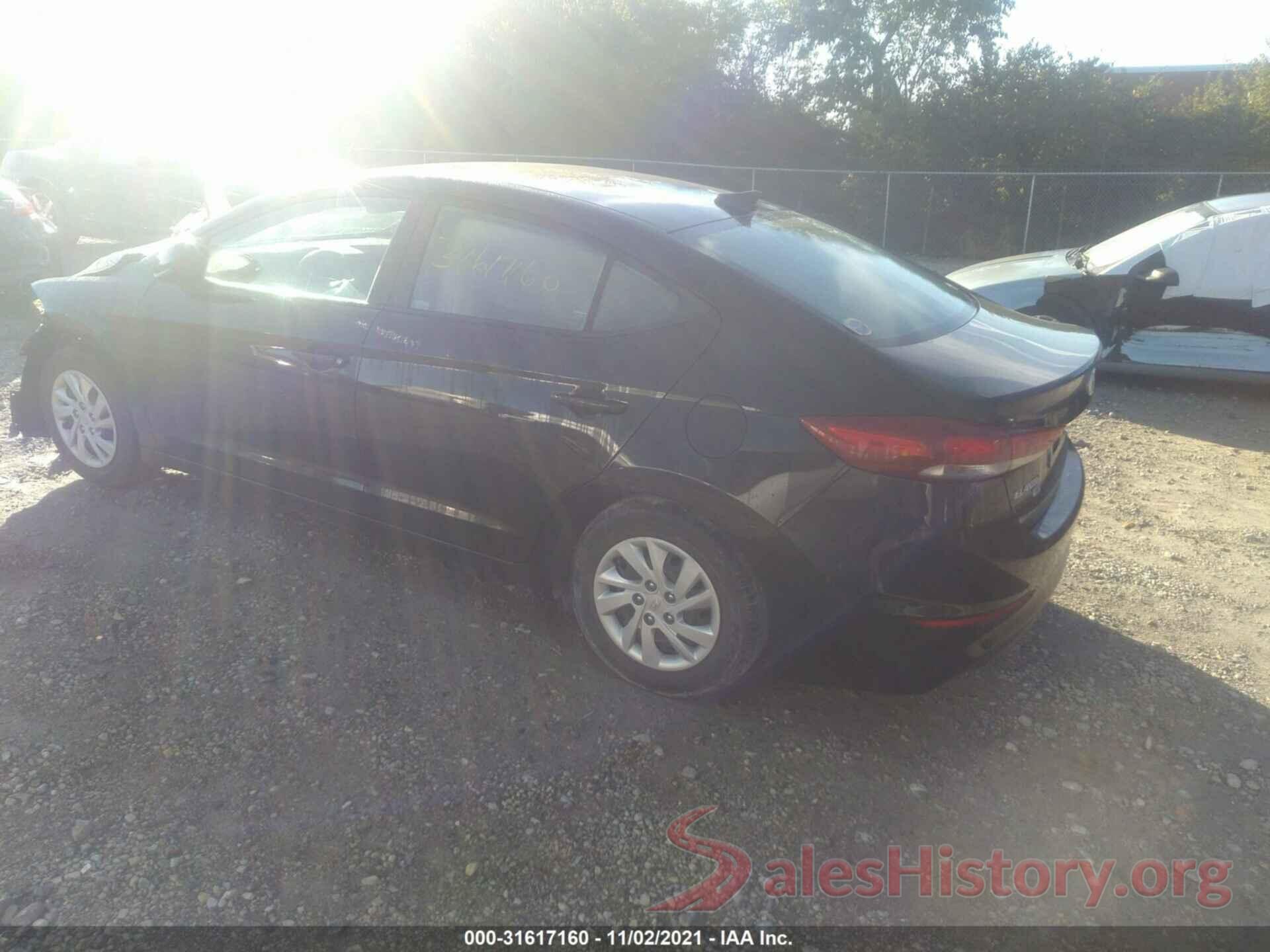 5NPD74LF7JH370774 2018 HYUNDAI ELANTRA