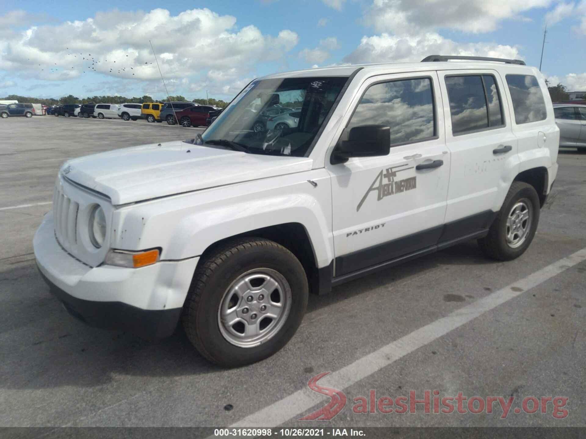 1C4NJPBA4GD602811 2016 JEEP PATRIOT