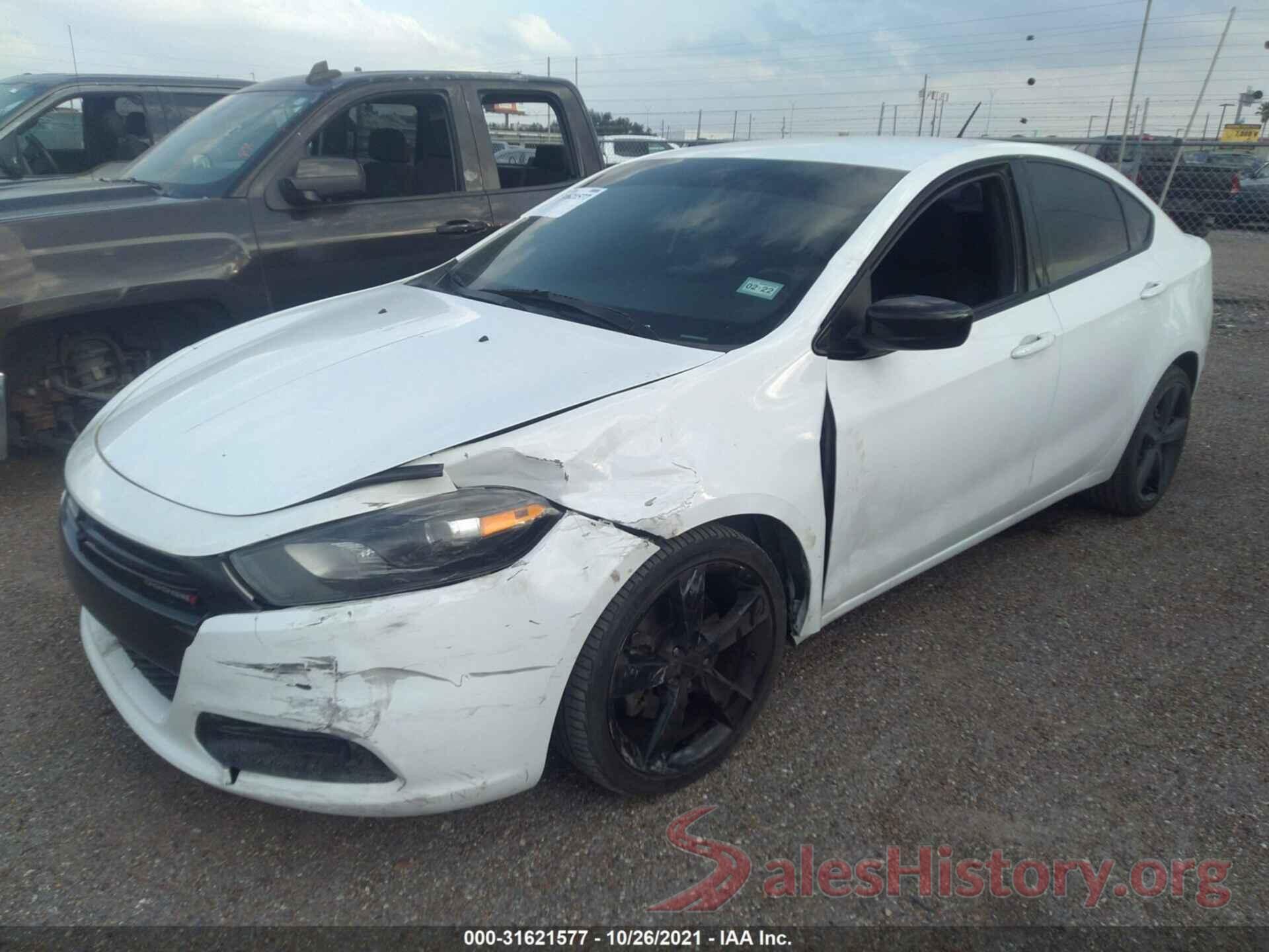 1C3CDFBB3GD608086 2016 DODGE DART