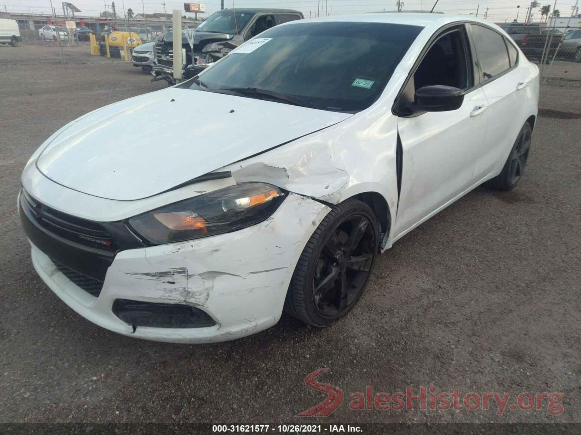 1C3CDFBB3GD608086 2016 DODGE DART