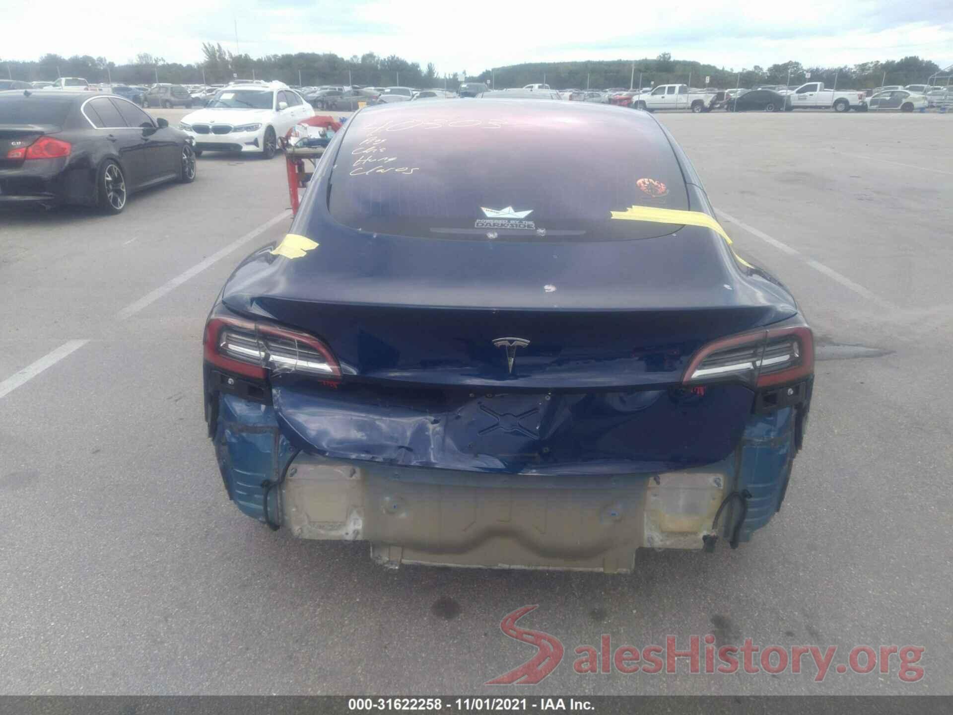 5YJ3E1EA6JF003686 2018 TESLA MODEL 3