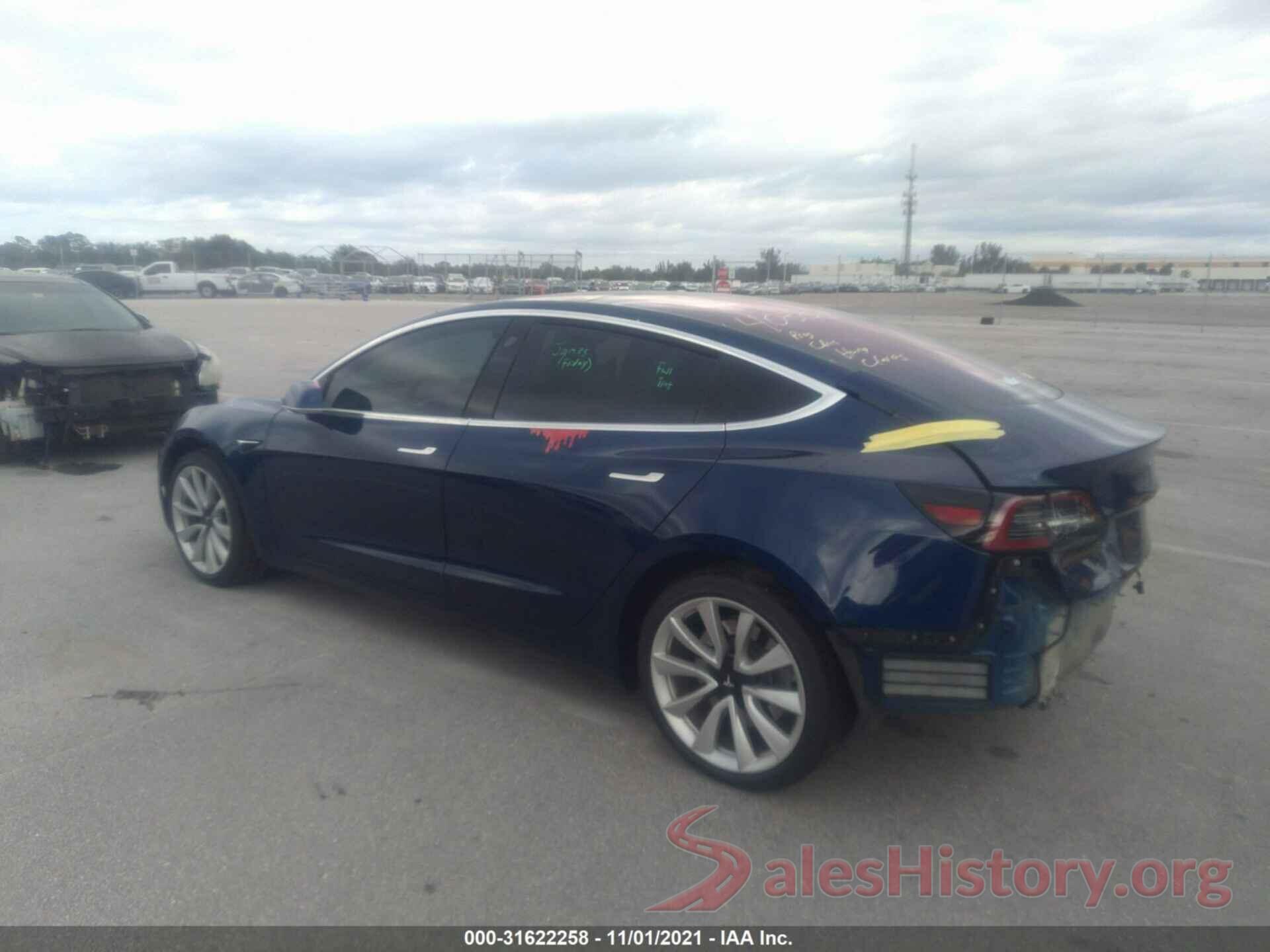 5YJ3E1EA6JF003686 2018 TESLA MODEL 3