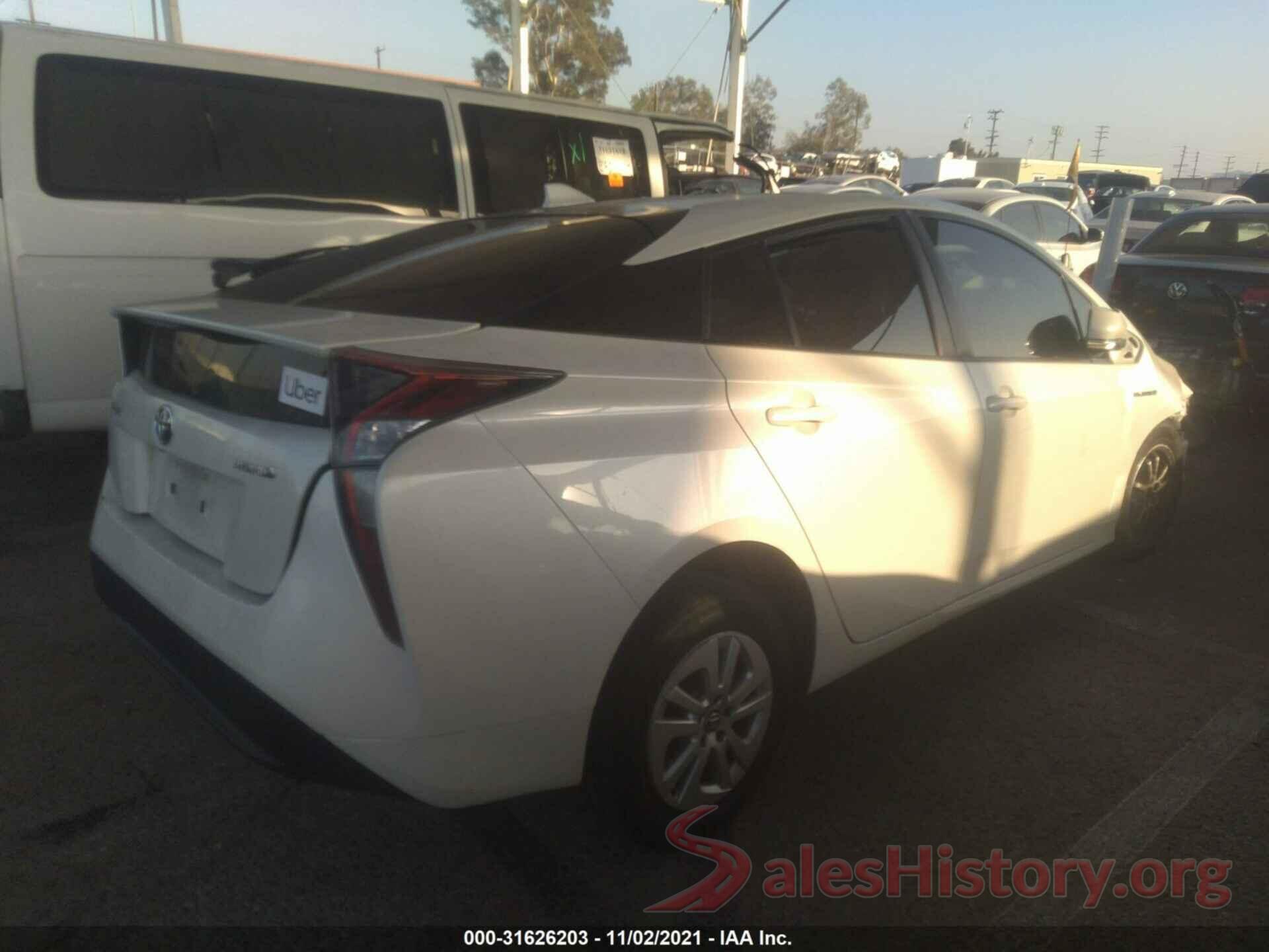 JTDKARFU0G3019242 2016 TOYOTA PRIUS