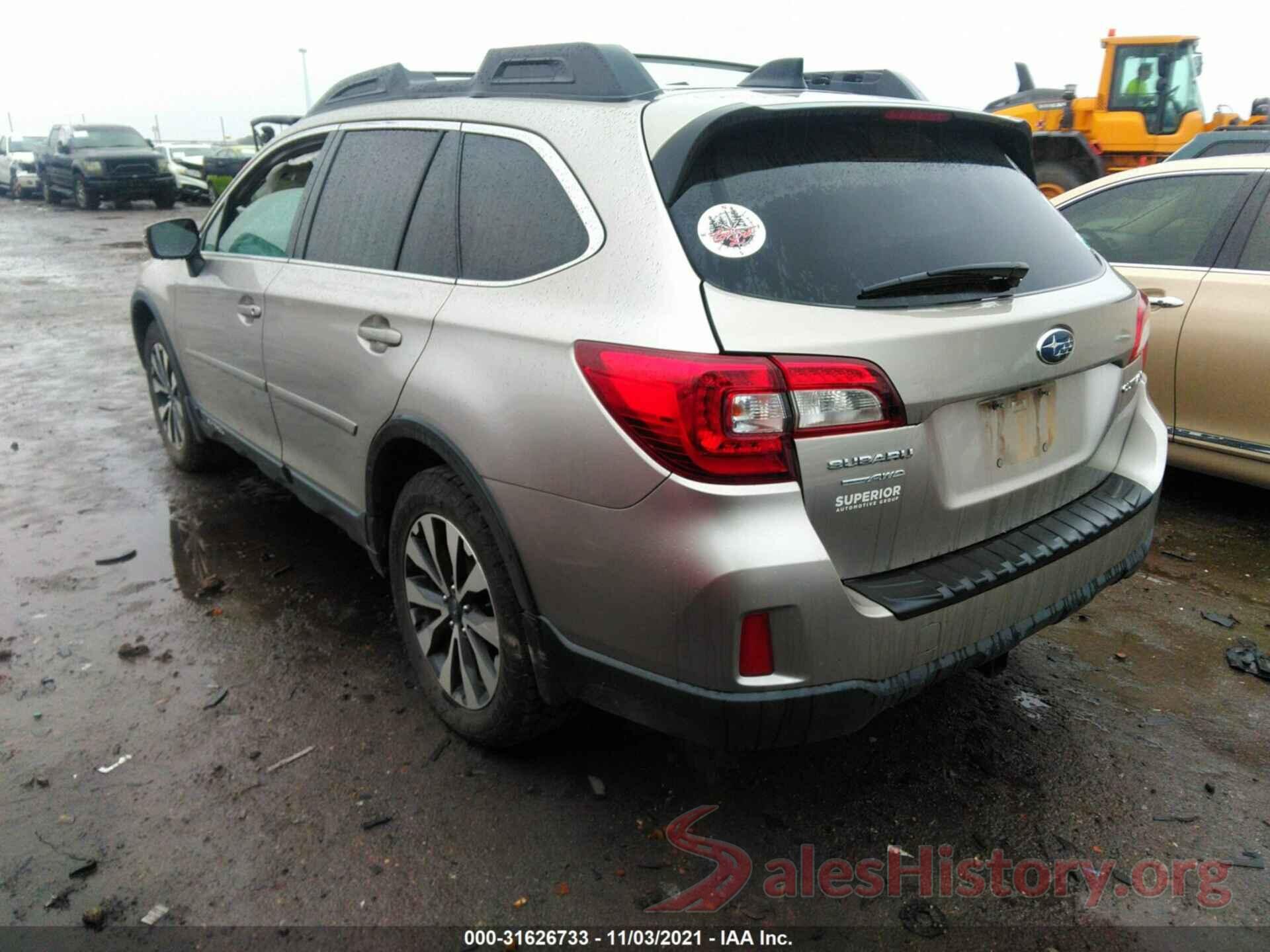 4S4BSBNC5G3284554 2016 SUBARU OUTBACK