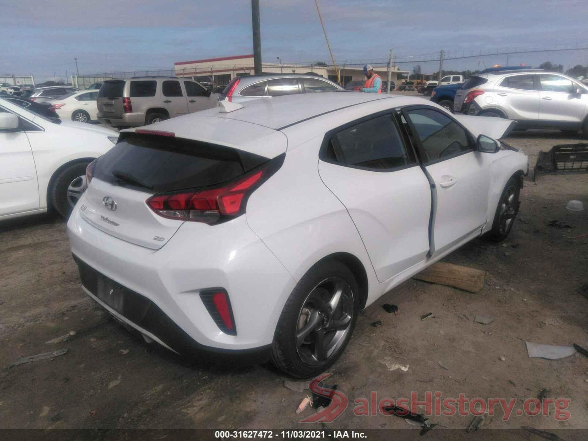 KMHTG6AF7KU017030 2019 HYUNDAI VELOSTER