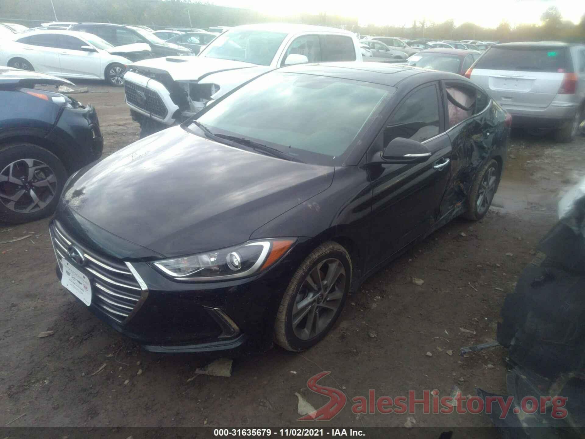 KMHD84LF6HU281500 2017 HYUNDAI ELANTRA