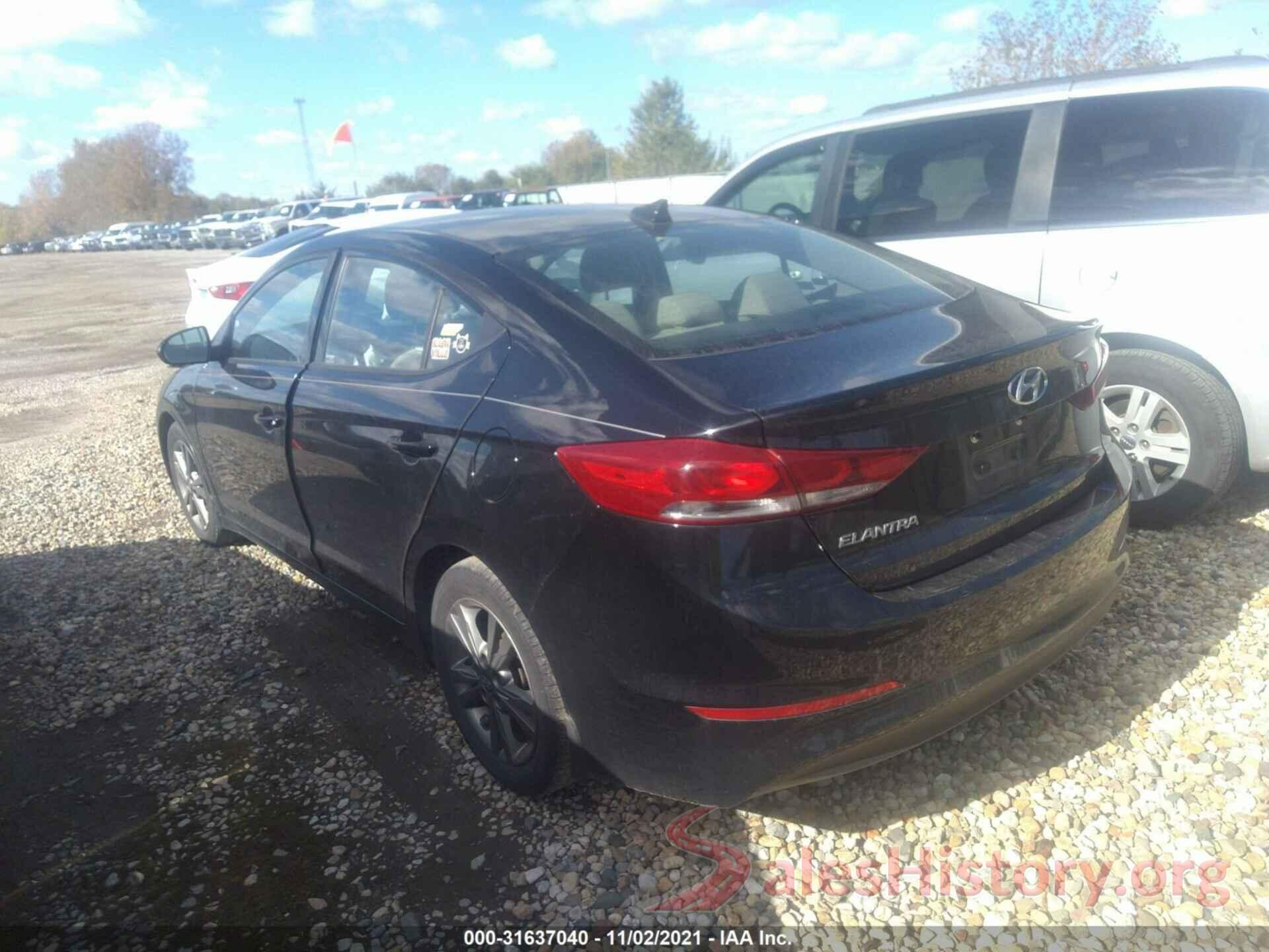 5NPD84LFXJH302319 2018 HYUNDAI ELANTRA