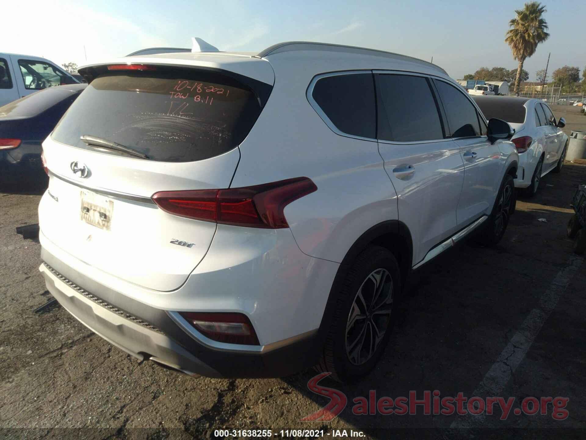 5NMS53AAXKH030192 2019 HYUNDAI SANTA FE