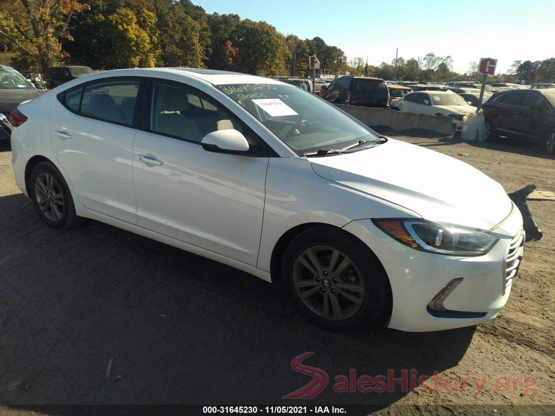 5NPD84LF5JH252963 2018 HYUNDAI ELANTRA