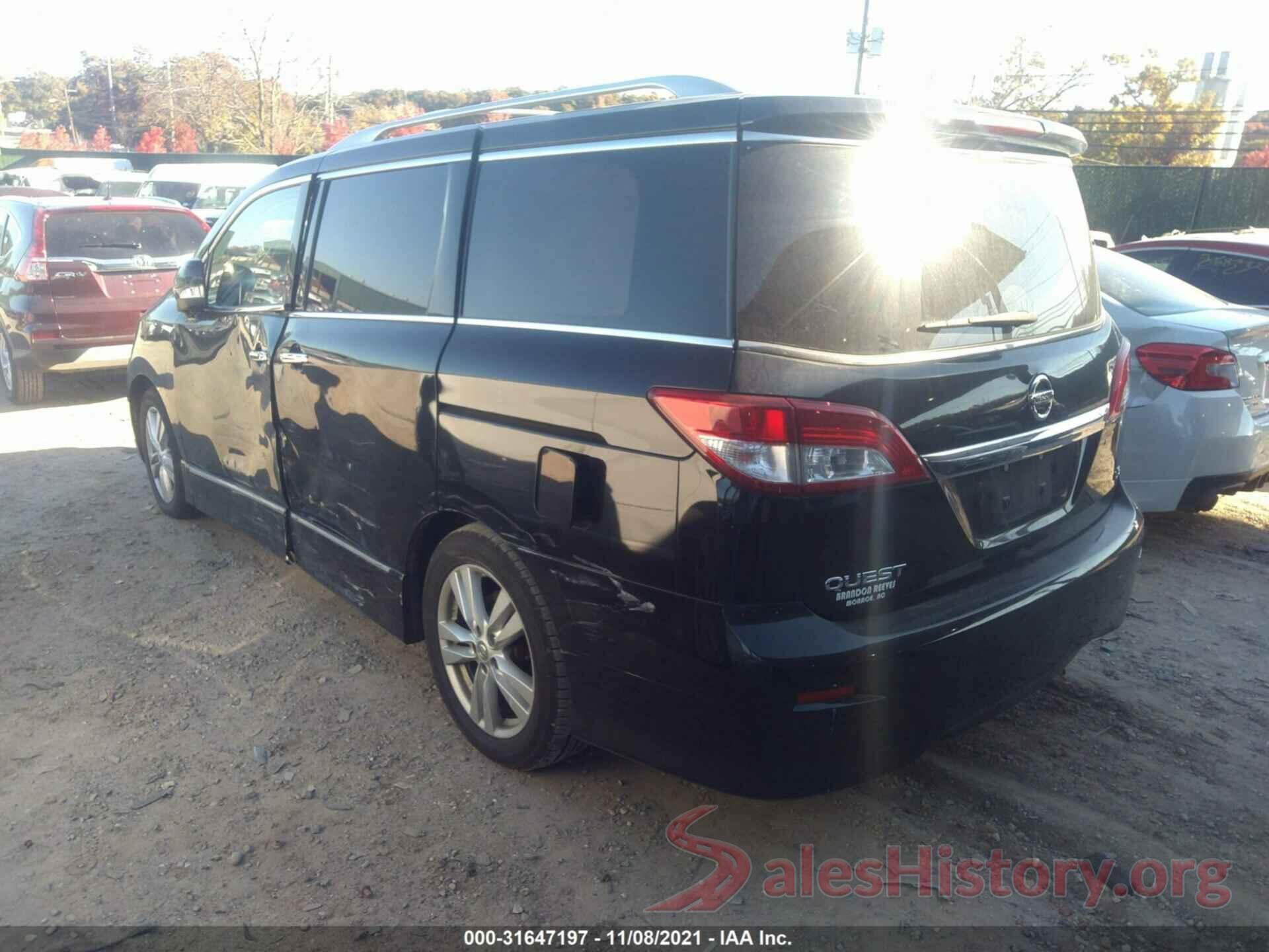 JN8AE2KP1C9037817 2012 NISSAN QUEST