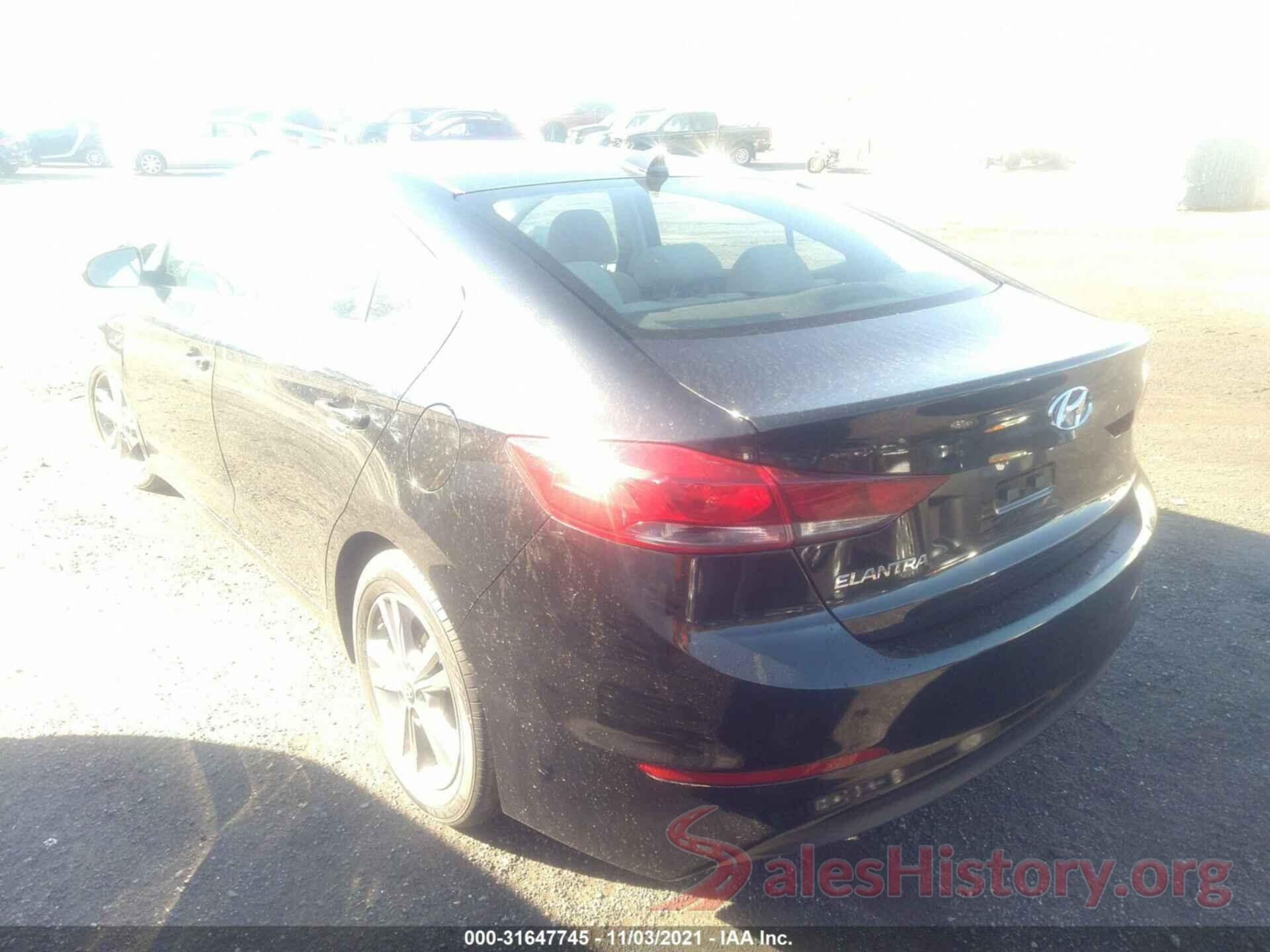 5NPD84LF2JH281918 2018 HYUNDAI ELANTRA