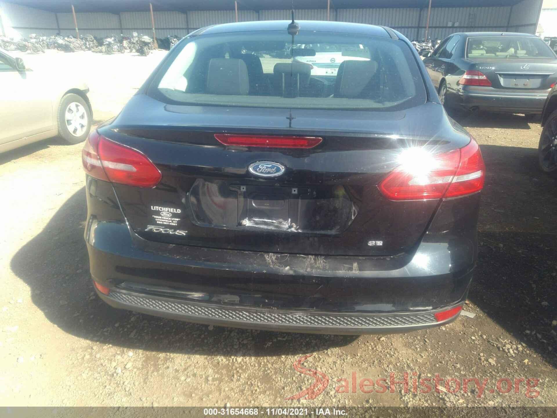 1FADP3F29GL323498 2016 FORD FOCUS