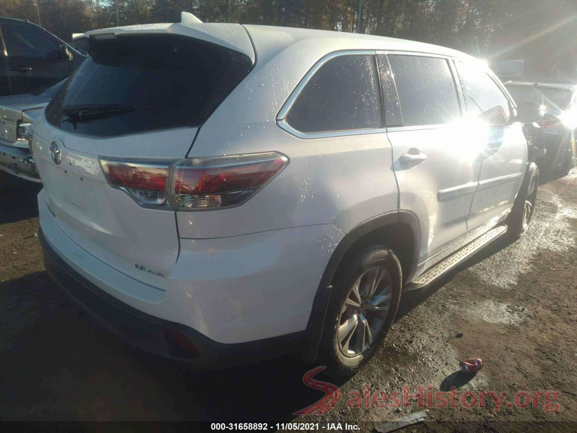 5TDBKRFH3GS346717 2016 TOYOTA HIGHLANDER