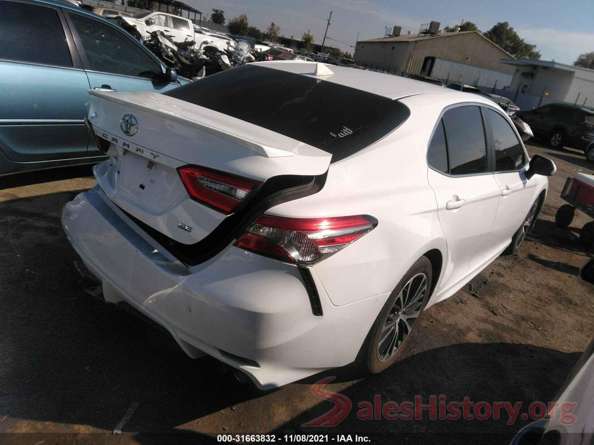 4T1B11HK2KU168019 2019 TOYOTA CAMRY