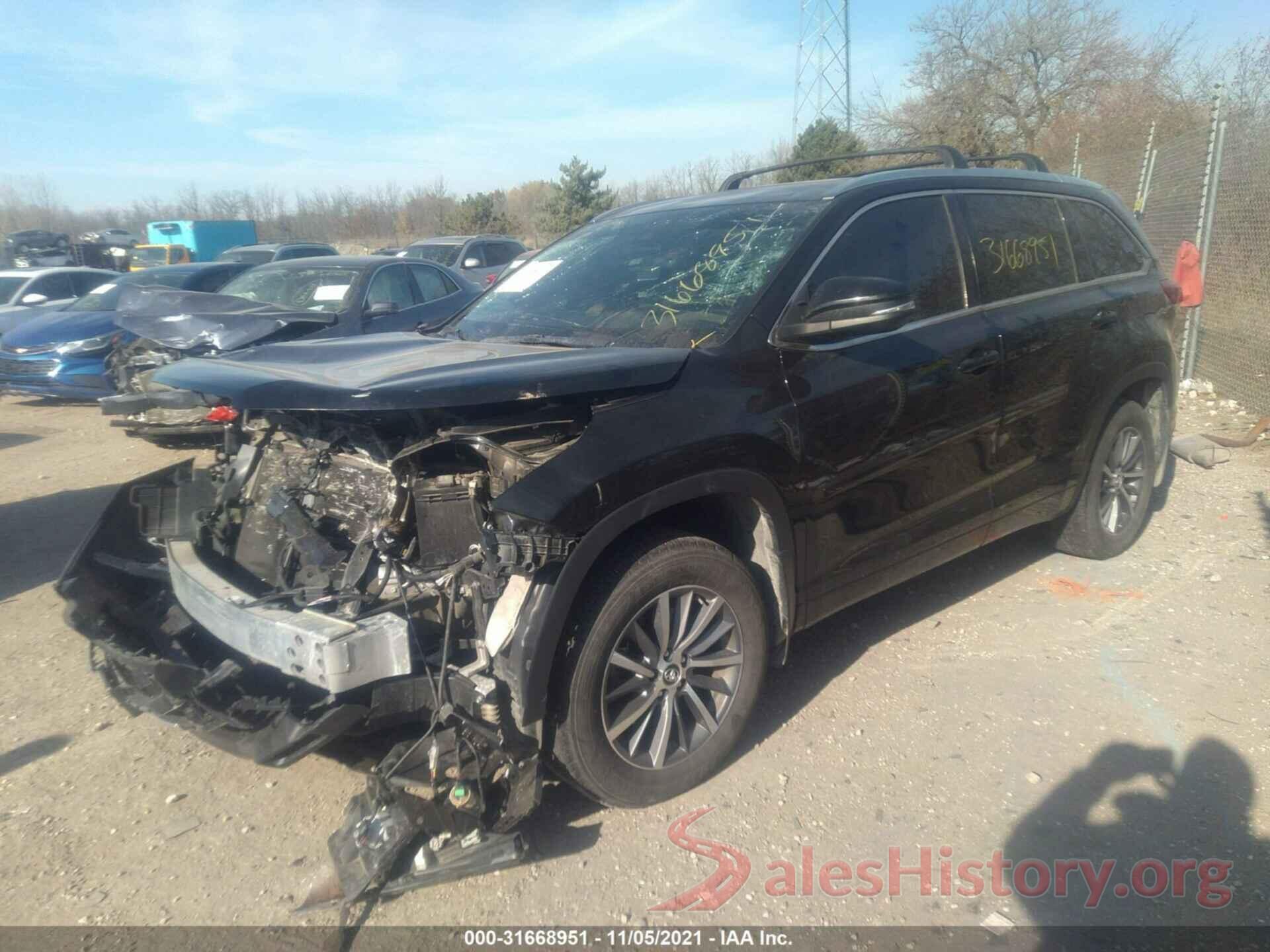 5TDJZRFH0HS481016 2017 TOYOTA HIGHLANDER