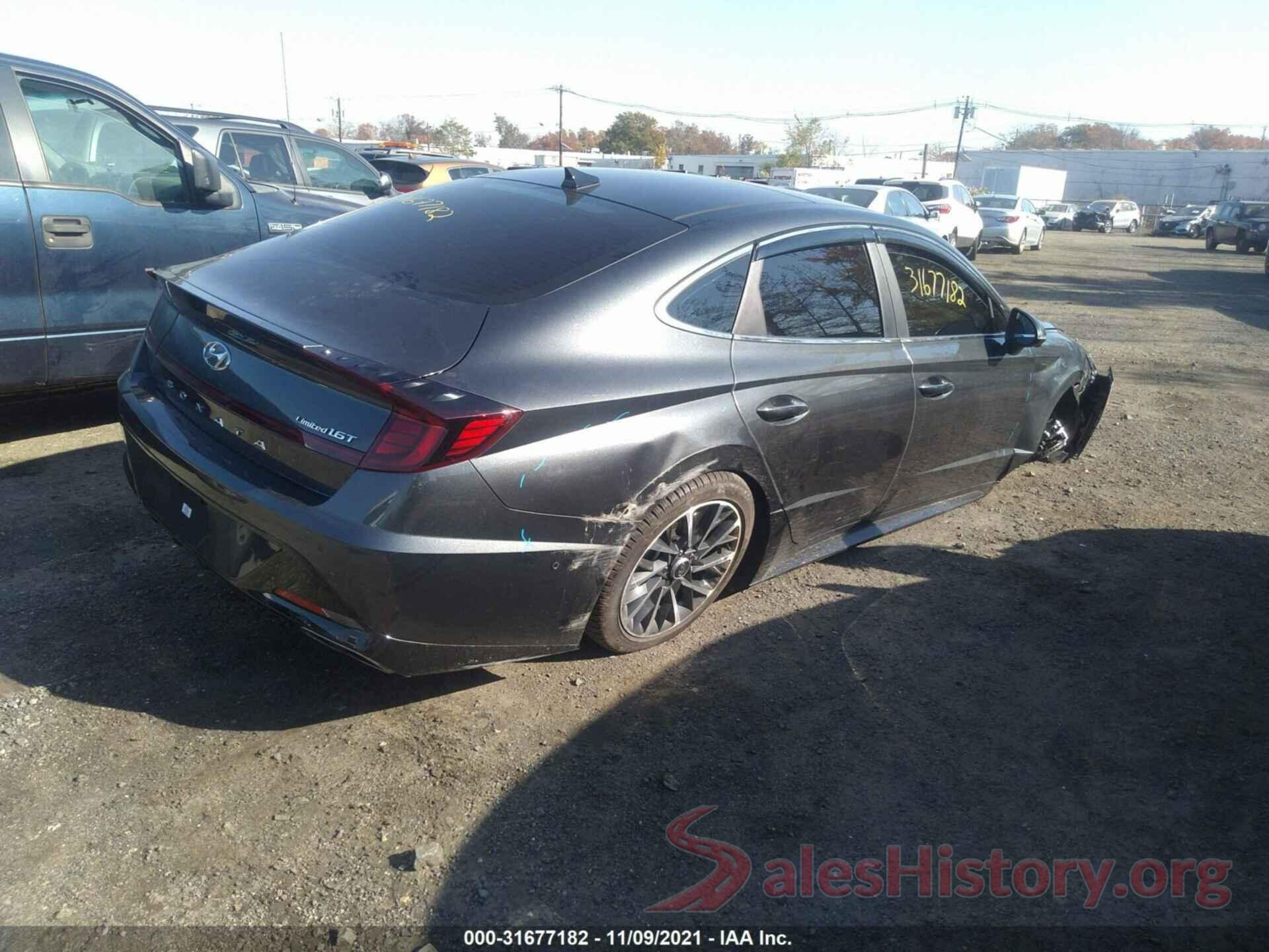 KMHL34J22MA156290 2021 HYUNDAI SONATA