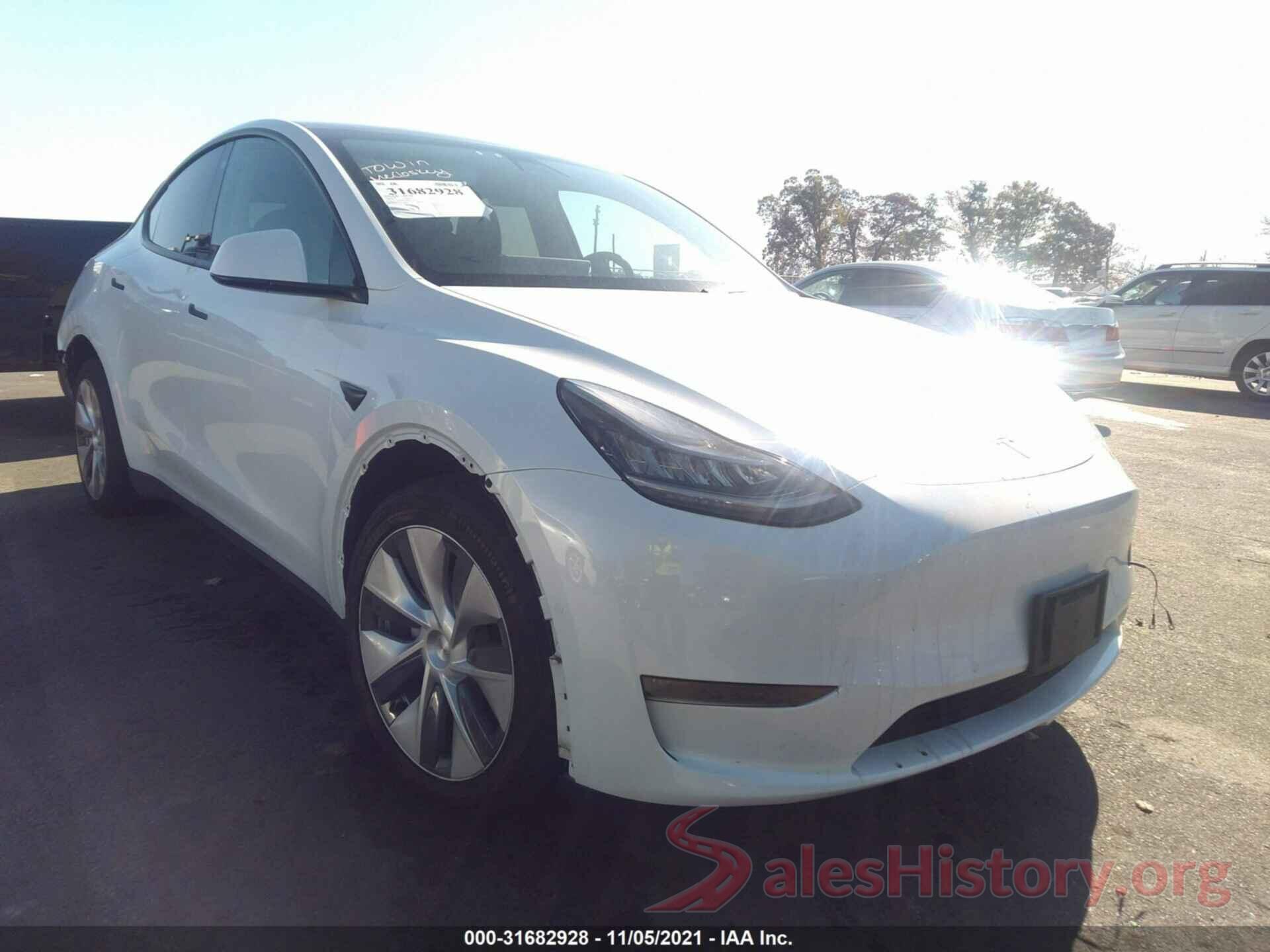 5YJYGDEE0MF072785 2021 TESLA MODEL Y