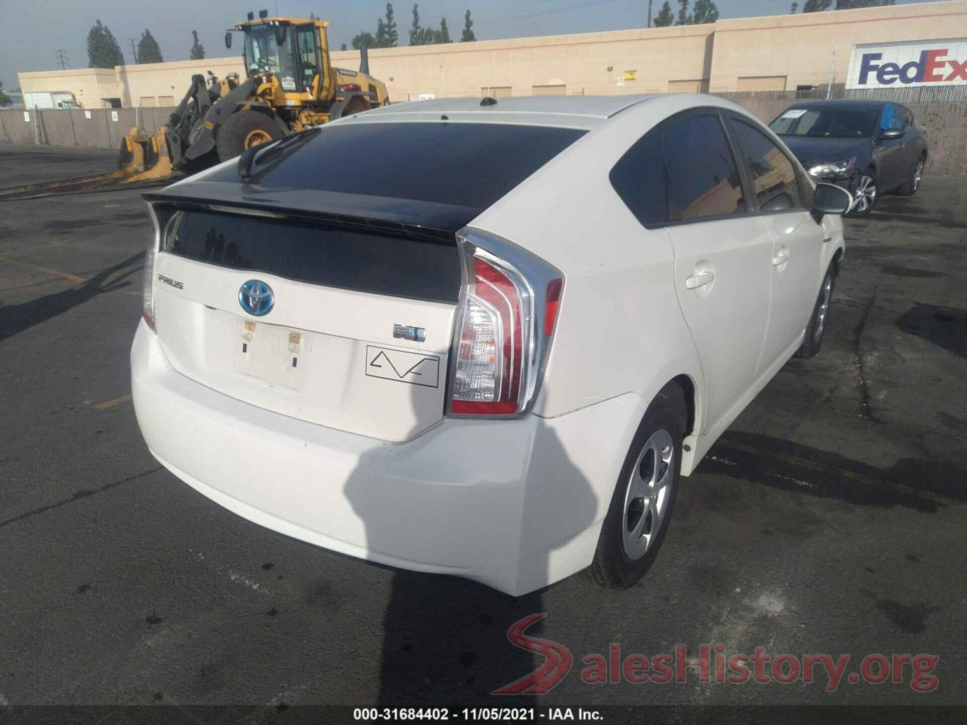 JTDKN3DU5F2004566 2015 TOYOTA PRIUS