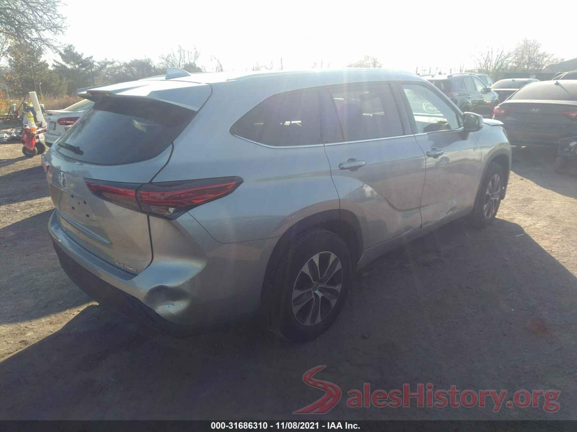 5TDGZRBH5LS504606 2020 TOYOTA HIGHLANDER