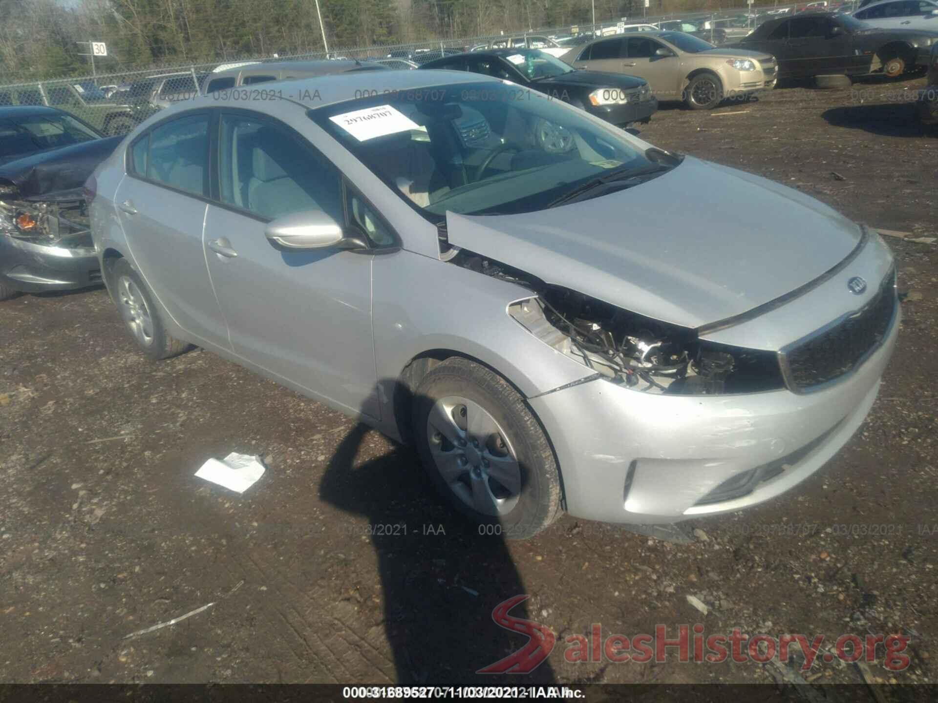 3KPFL4A74HE134596 2017 KIA FORTE