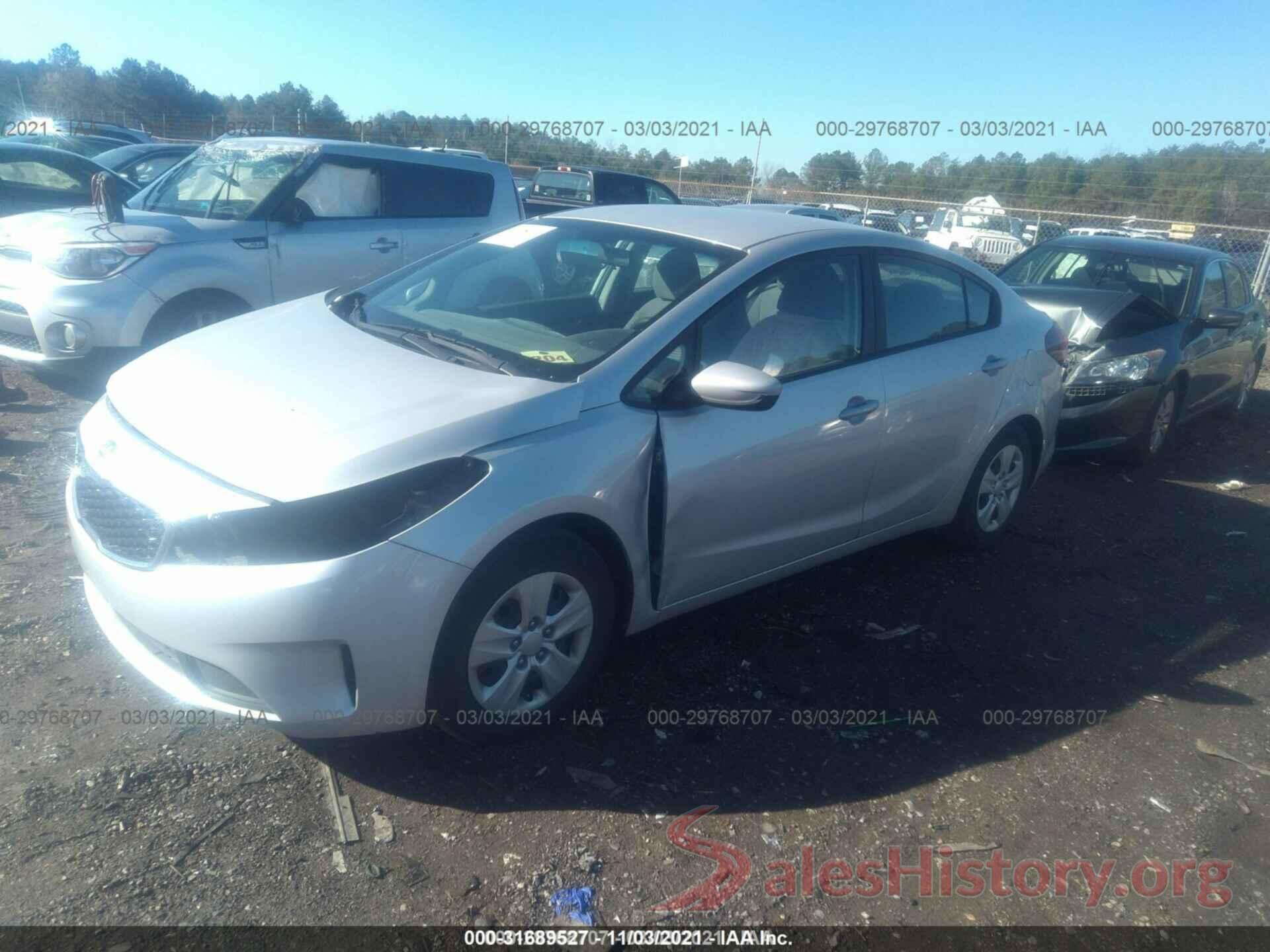 3KPFL4A74HE134596 2017 KIA FORTE