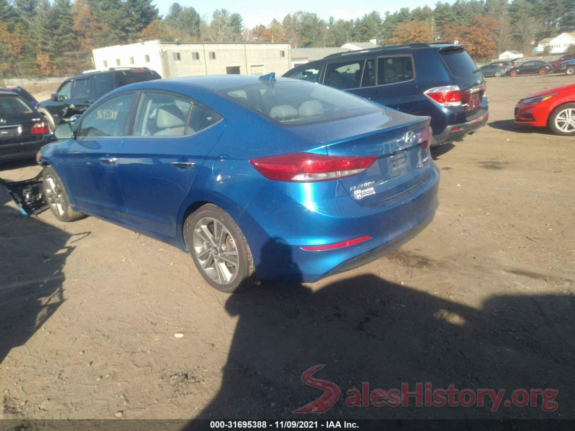 5NPD84LF0HH053958 2017 HYUNDAI ELANTRA