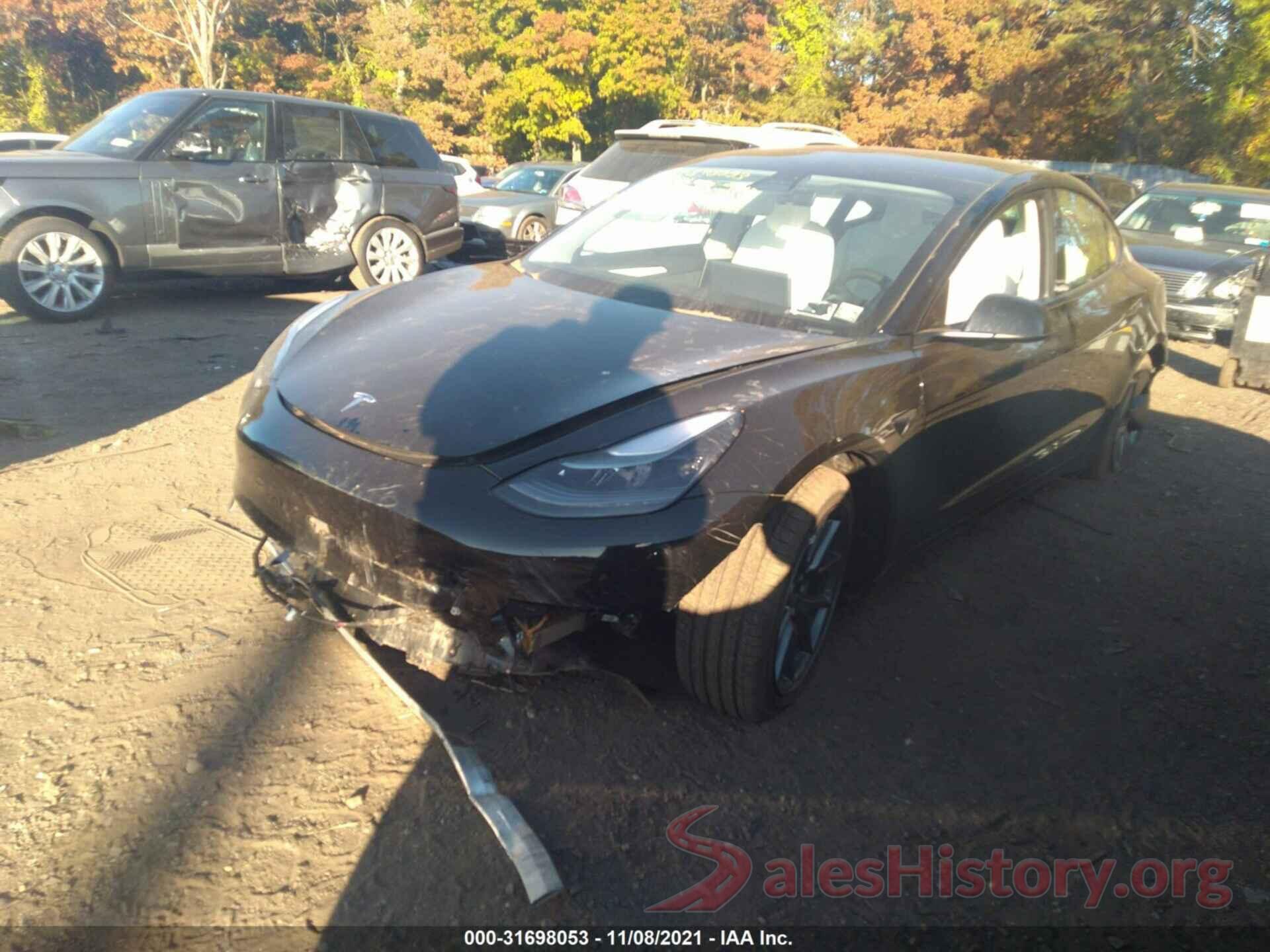 5YJ3E1EB6MF053002 2021 TESLA MODEL 3