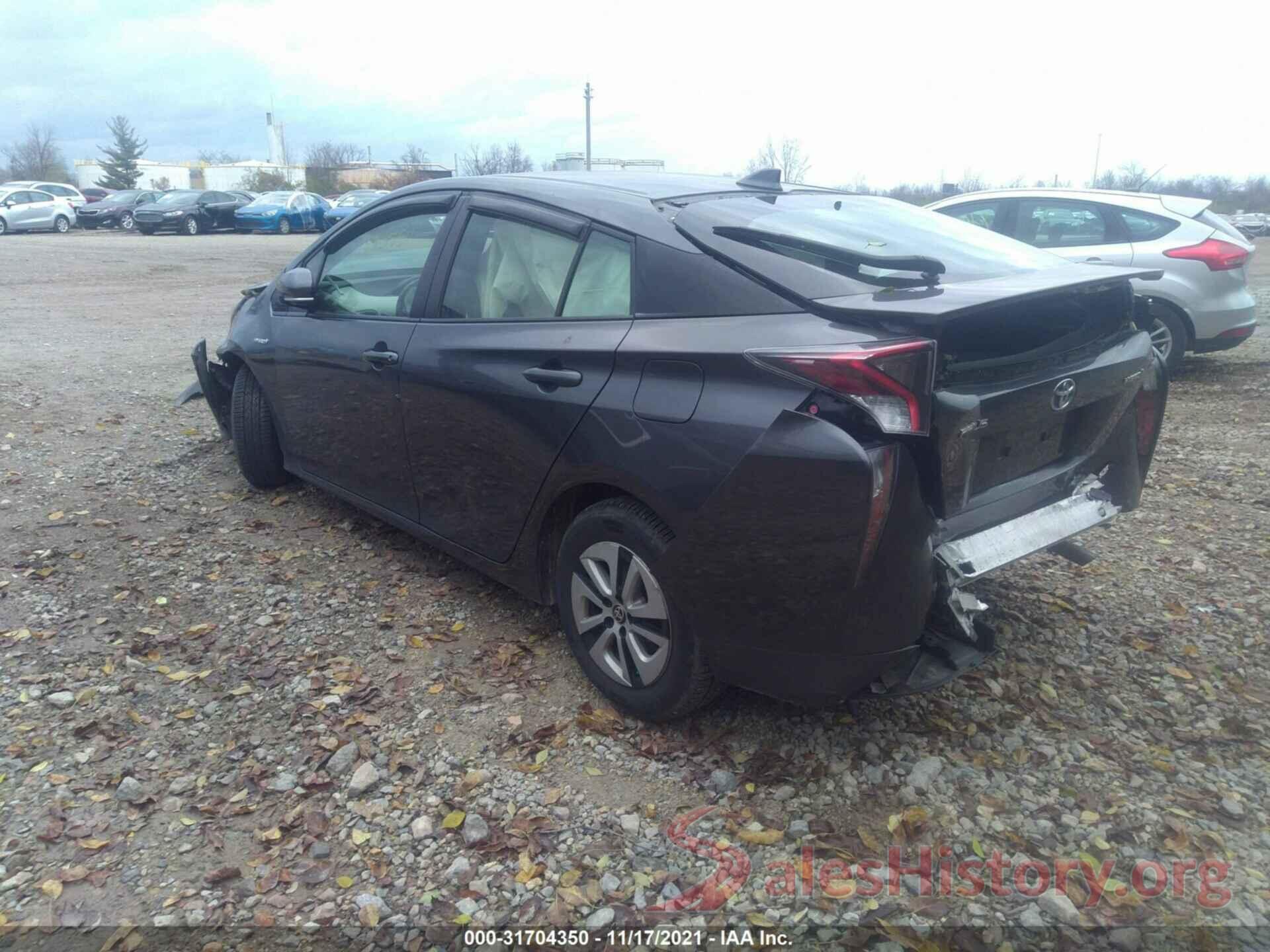 JTDKARFU1G3013711 2016 TOYOTA PRIUS