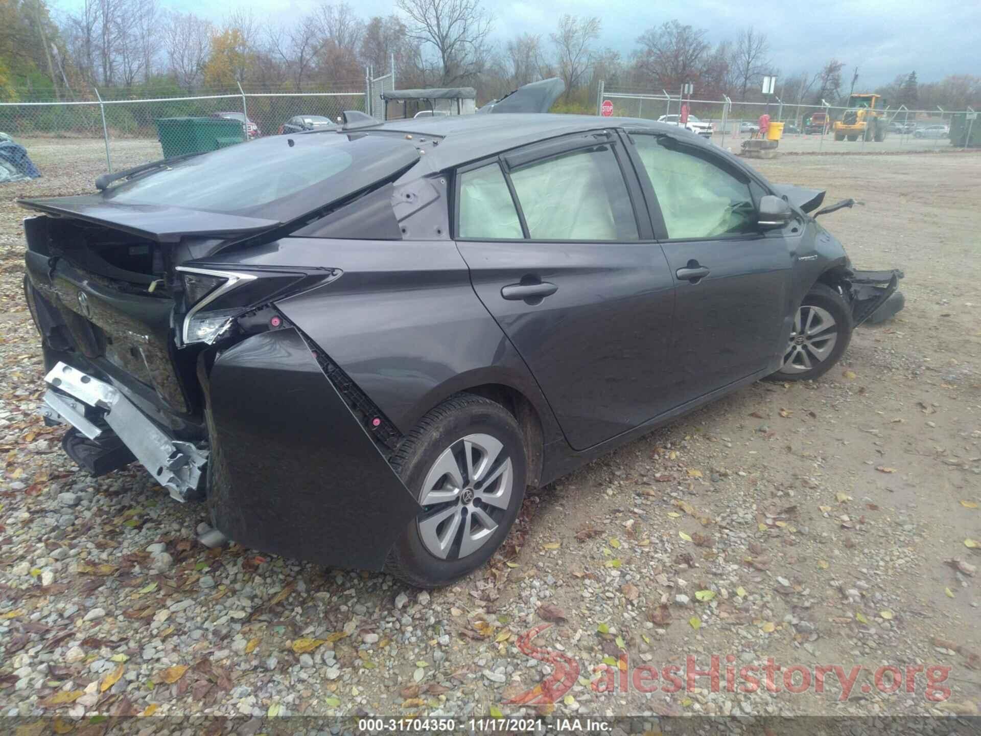 JTDKARFU1G3013711 2016 TOYOTA PRIUS