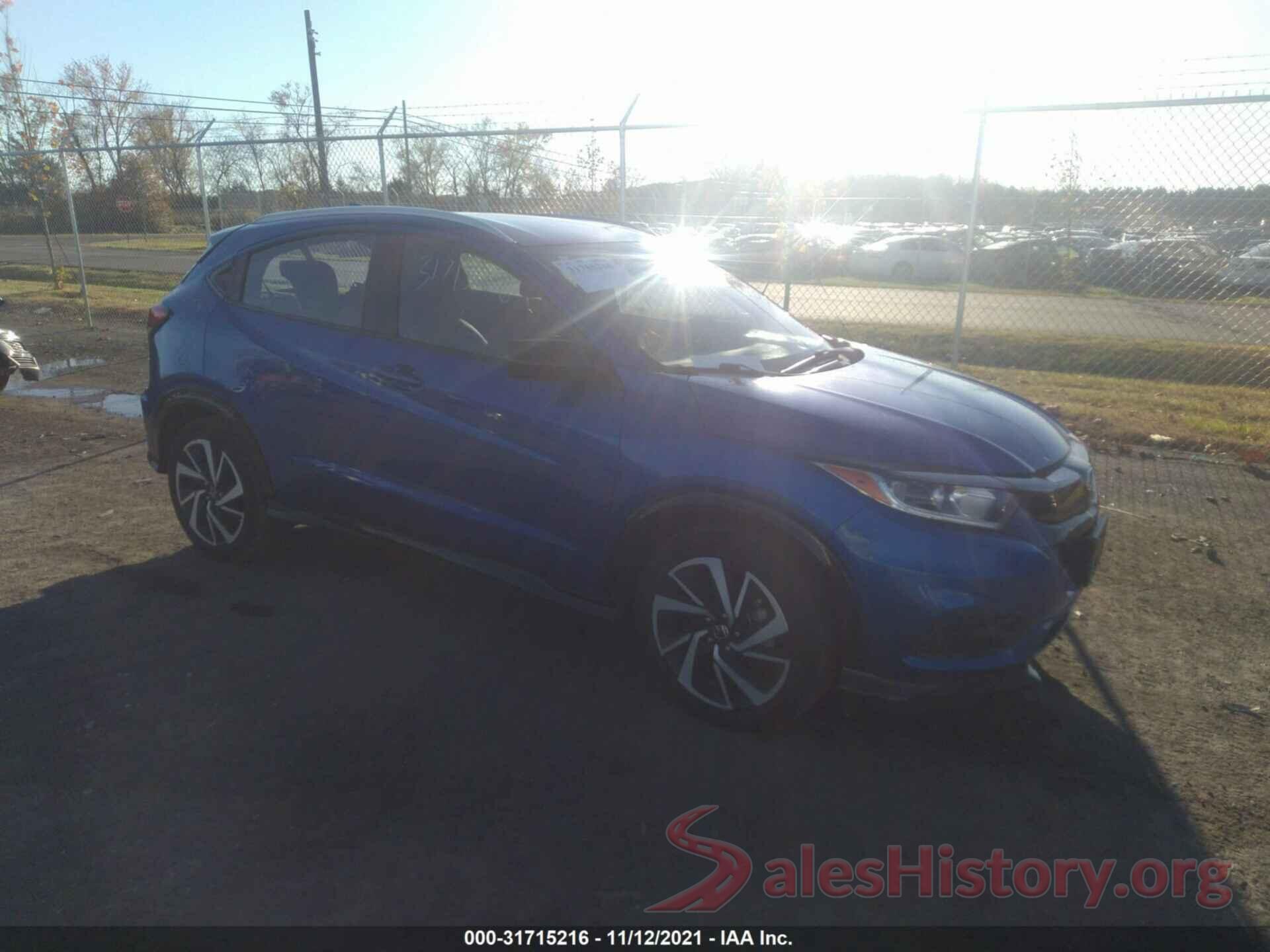 3CZRU6H14KG704772 2019 HONDA HR-V