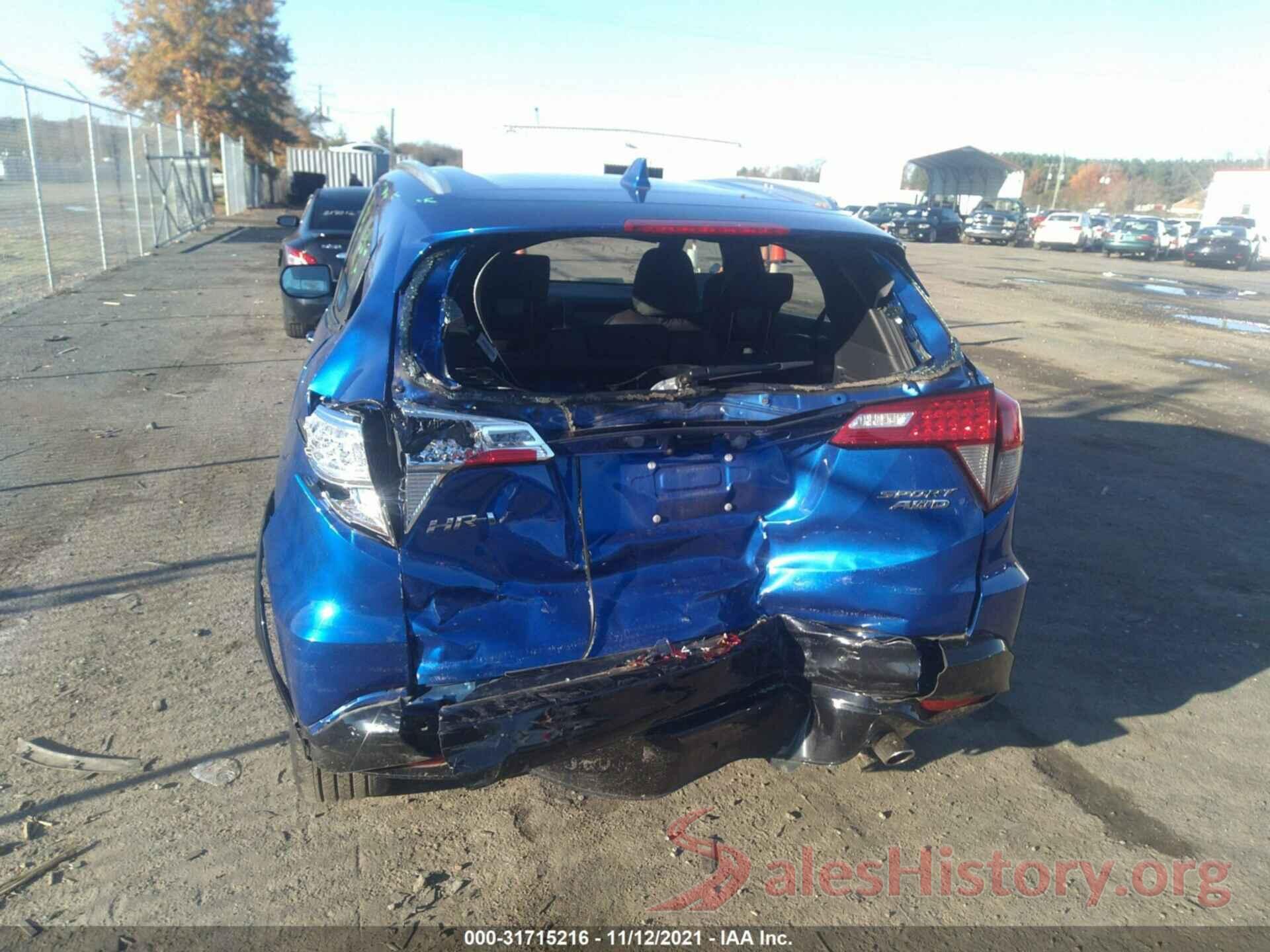 3CZRU6H14KG704772 2019 HONDA HR-V