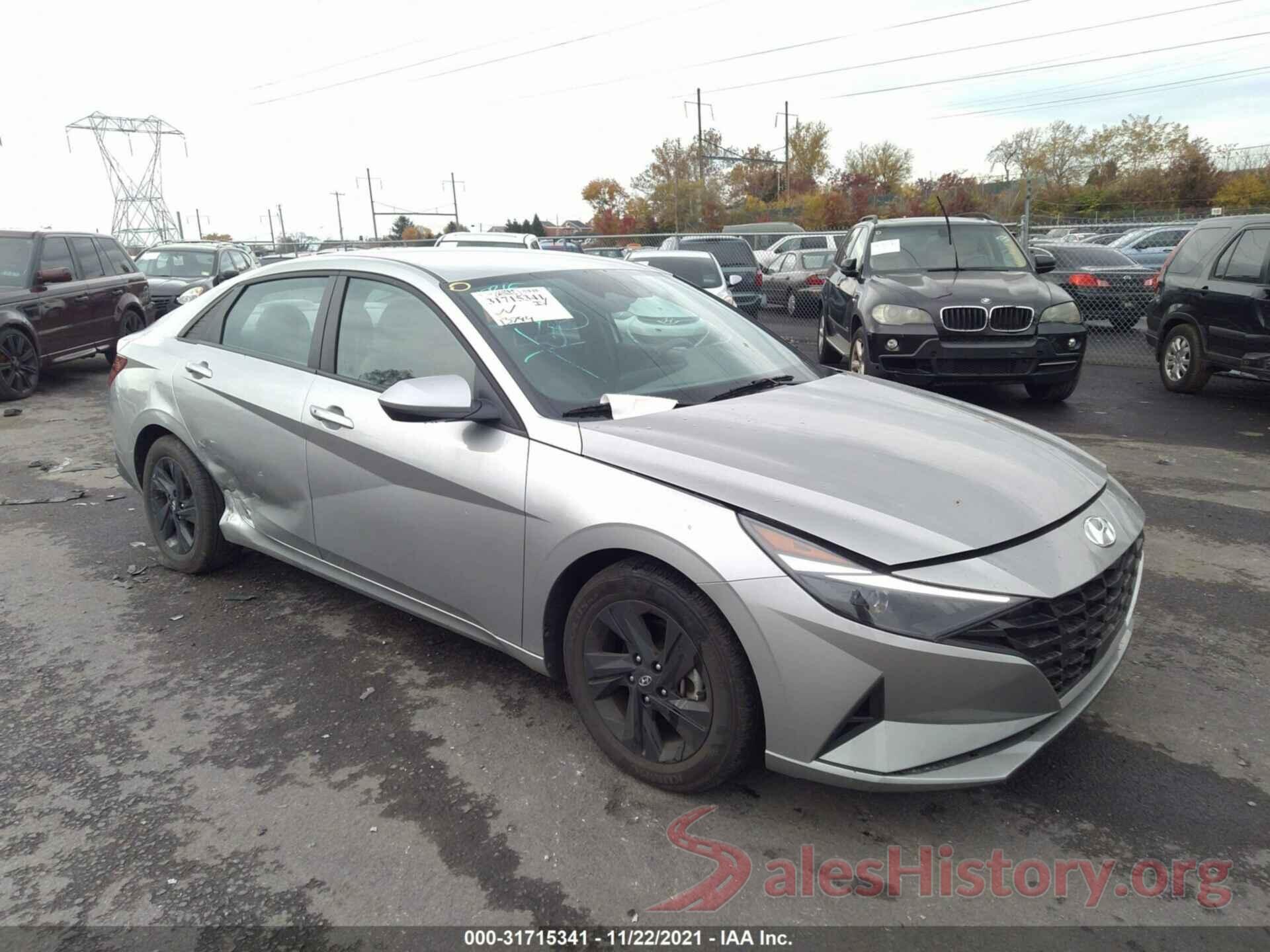 5NPLS4AG0MH004911 2021 HYUNDAI ELANTRA