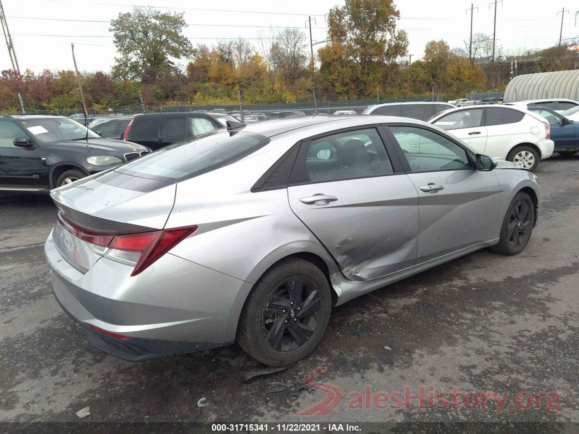 5NPLS4AG0MH004911 2021 HYUNDAI ELANTRA