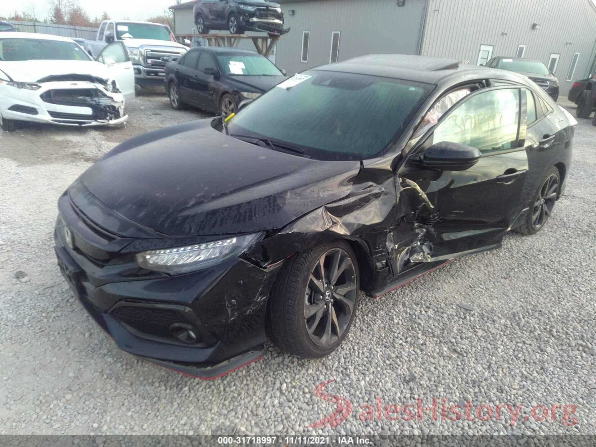 SHHFK7H93JU218645 2018 HONDA CIVIC HATCHBACK