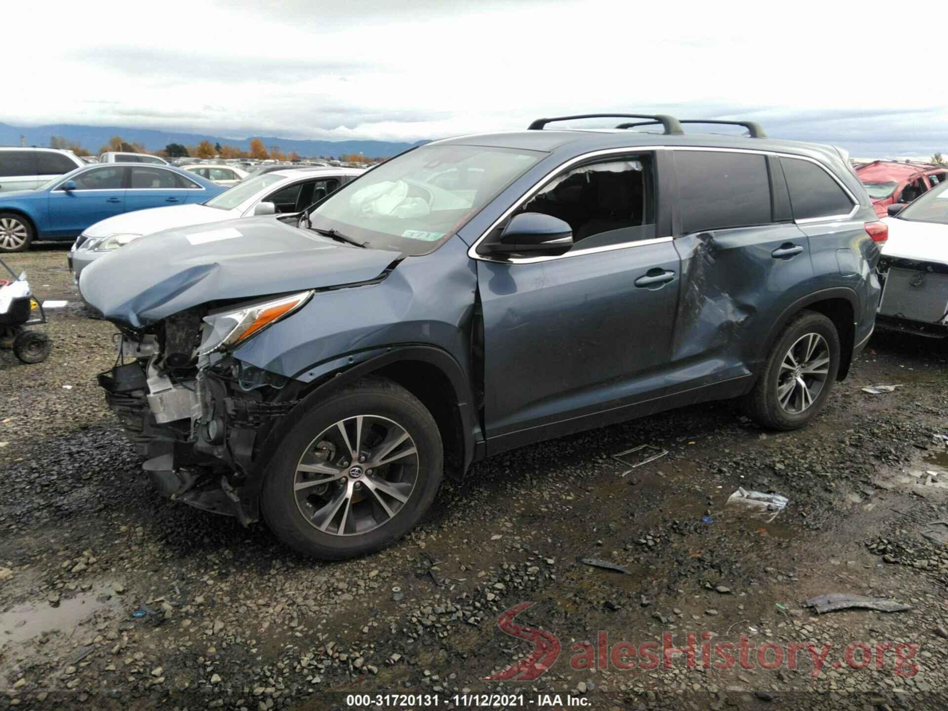 5TDBZRFH8KS988421 2019 TOYOTA HIGHLANDER