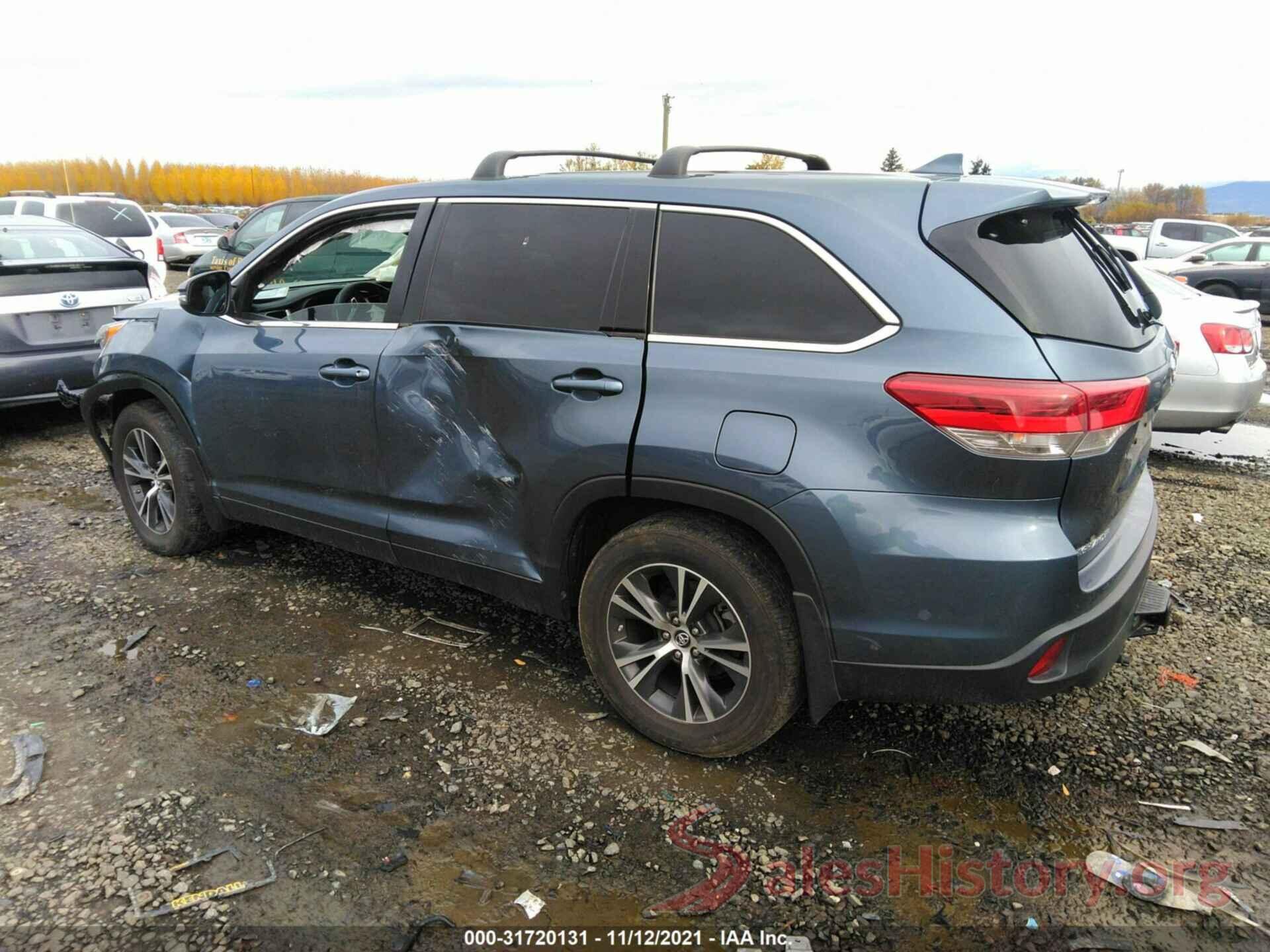 5TDBZRFH8KS988421 2019 TOYOTA HIGHLANDER