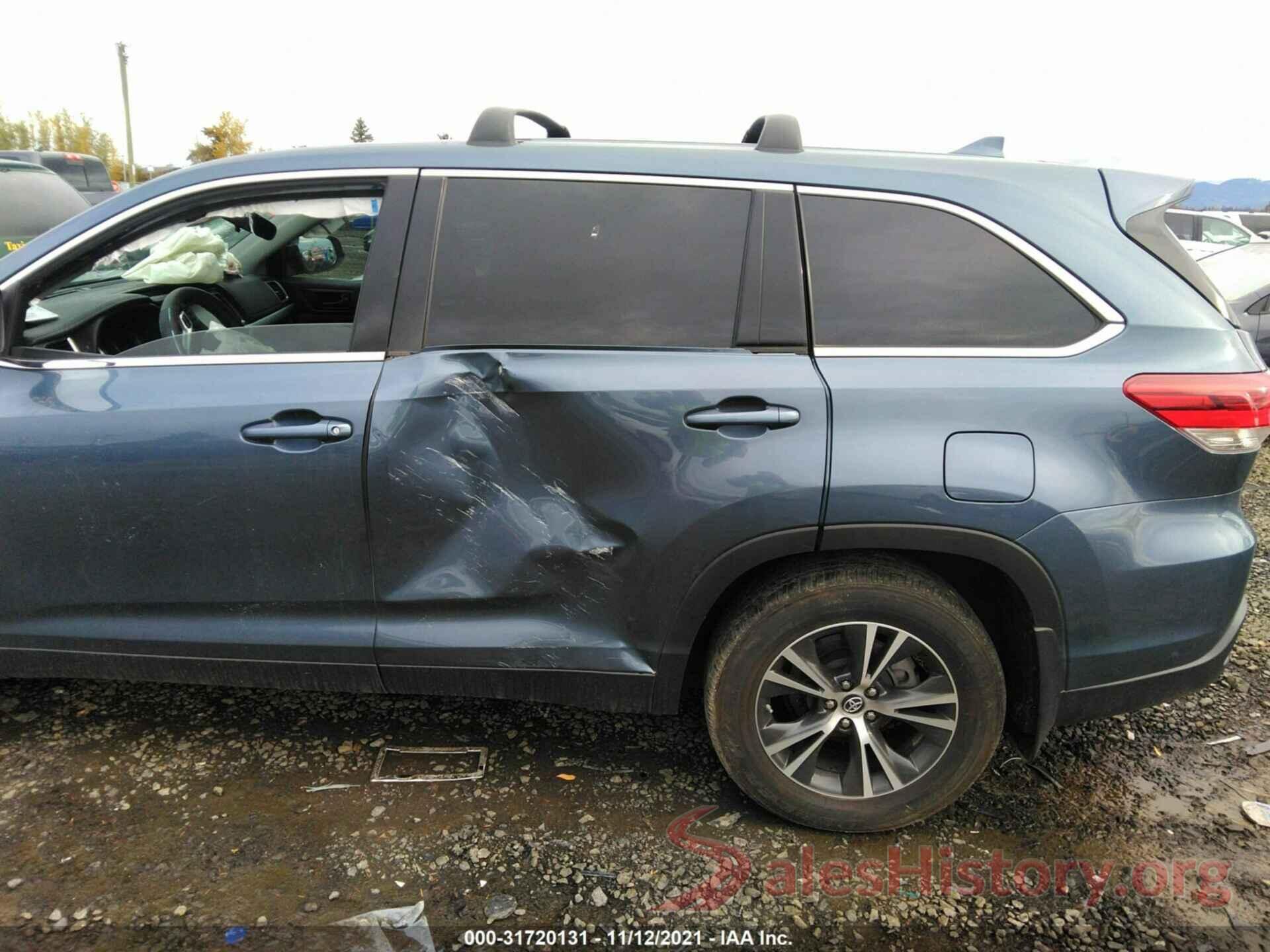 5TDBZRFH8KS988421 2019 TOYOTA HIGHLANDER