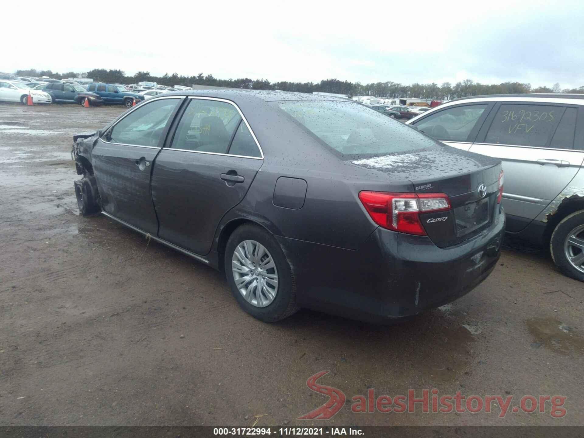 4T4BF1FKXDR303390 2013 TOYOTA CAMRY