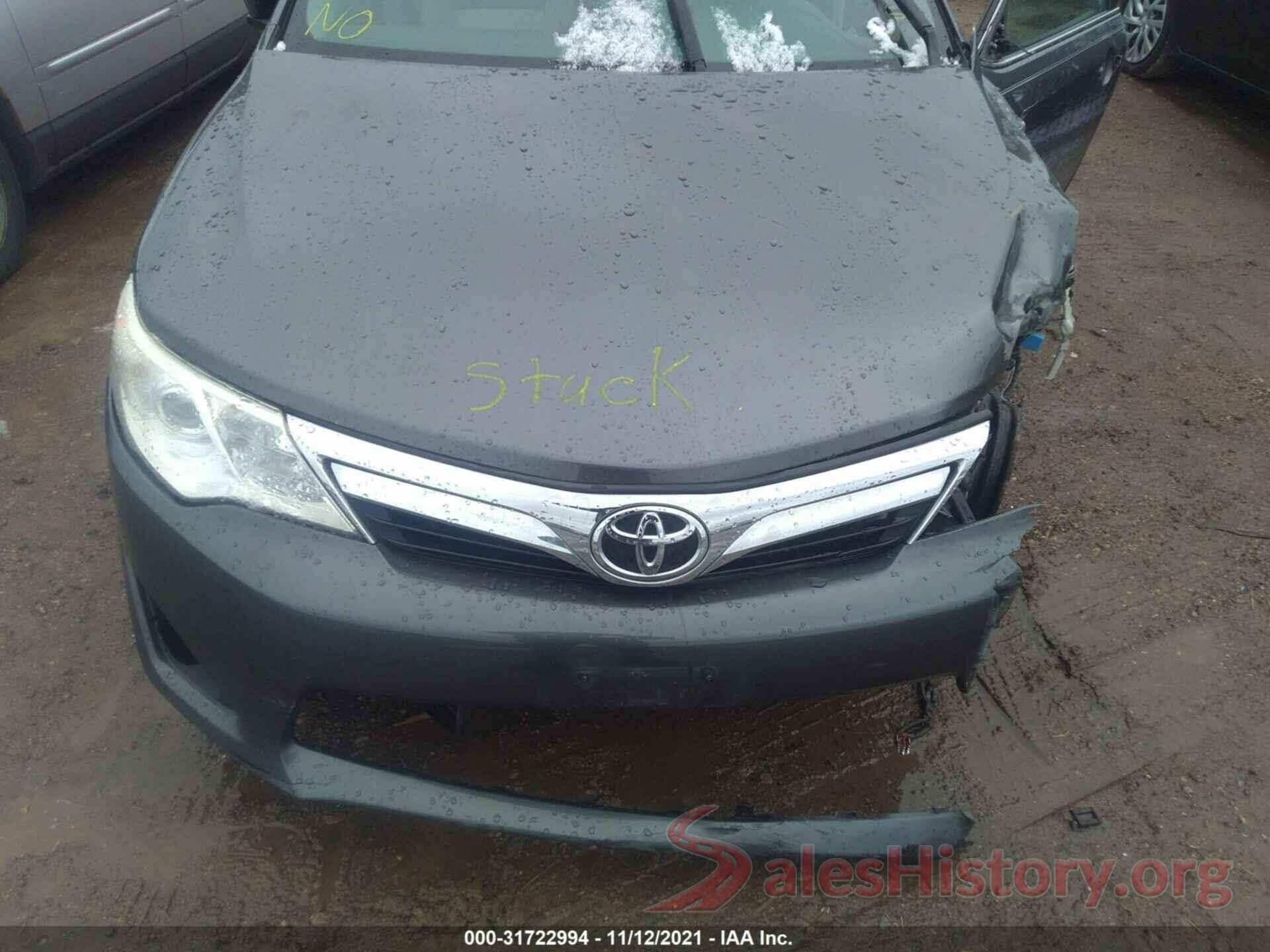 4T4BF1FKXDR303390 2013 TOYOTA CAMRY