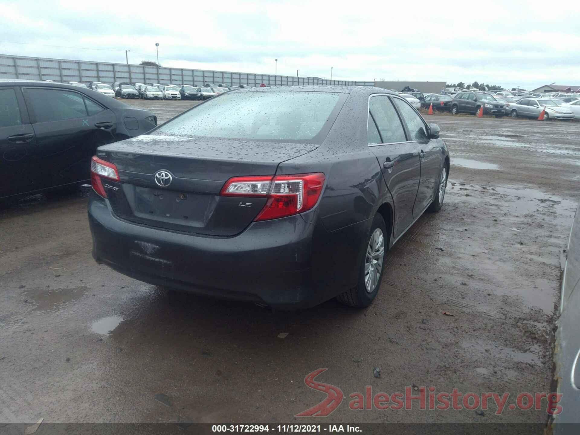 4T4BF1FKXDR303390 2013 TOYOTA CAMRY