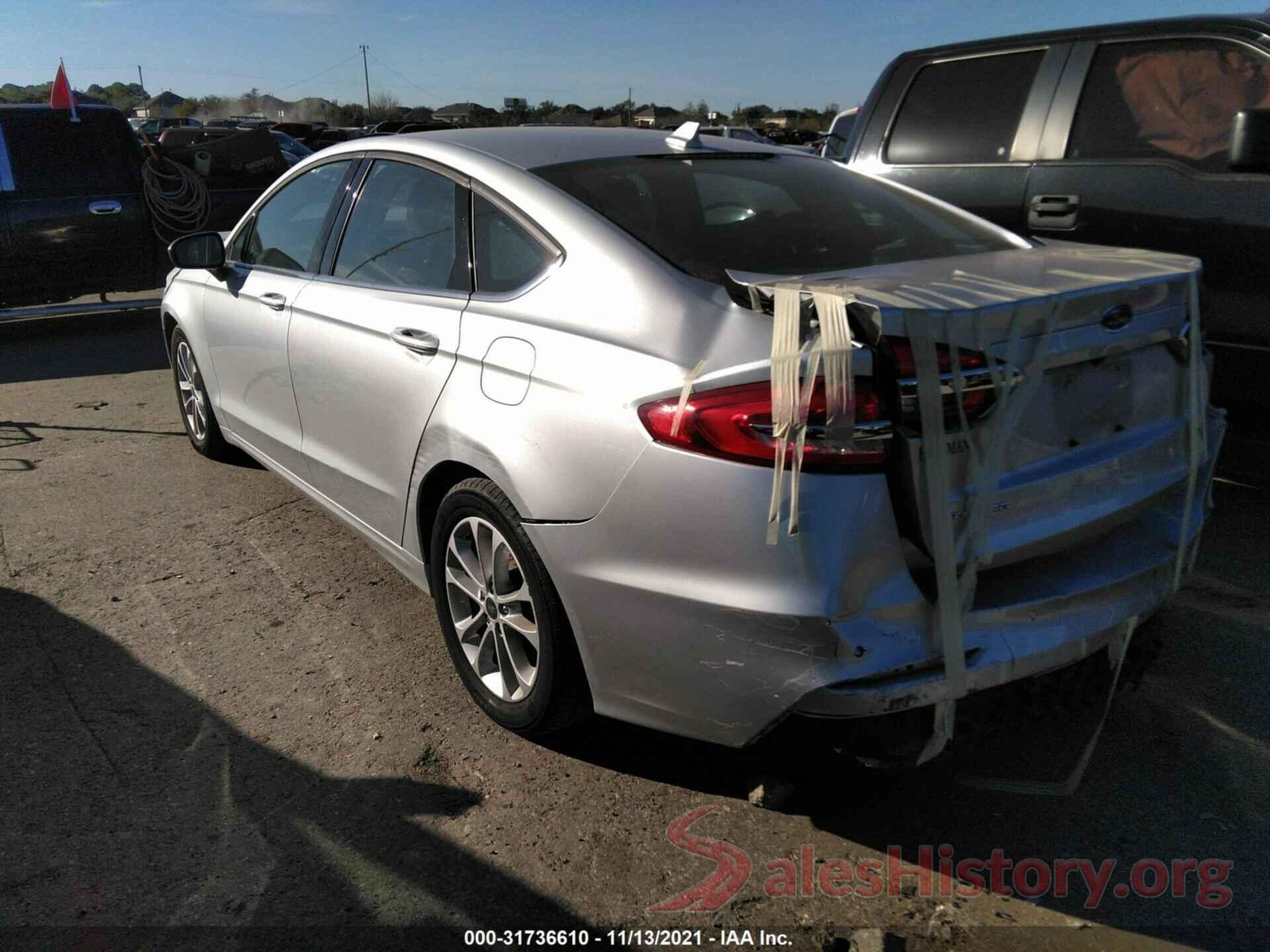 3FA6P0H7XKR265850 2019 FORD FUSION