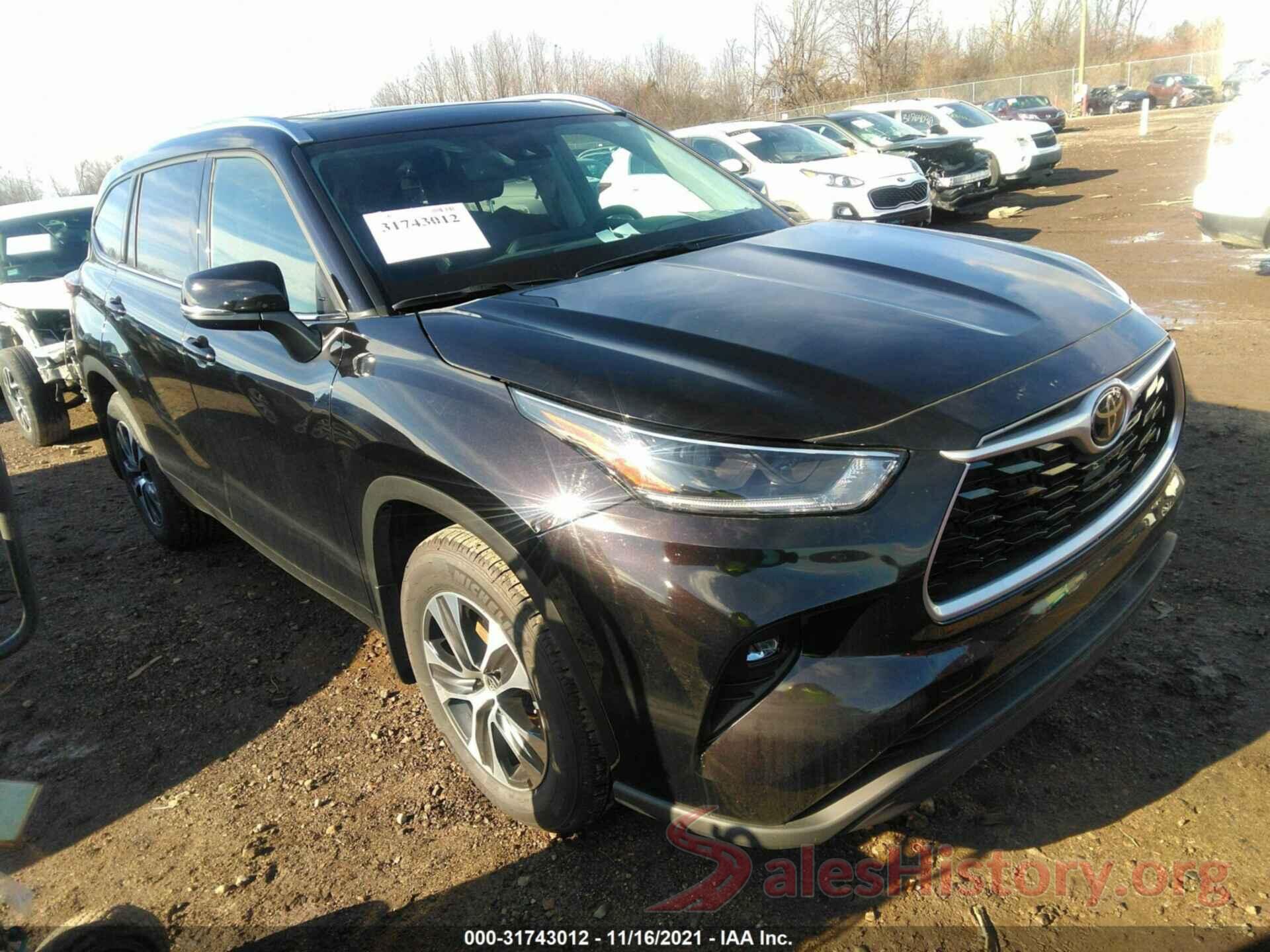 5TDHZRBH0MS137331 2021 TOYOTA HIGHLANDER